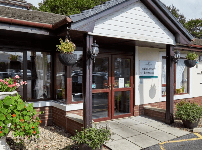 Communal Exterior at Plas-y-Dderwen Care Home in Camarthen, Camarthenshire