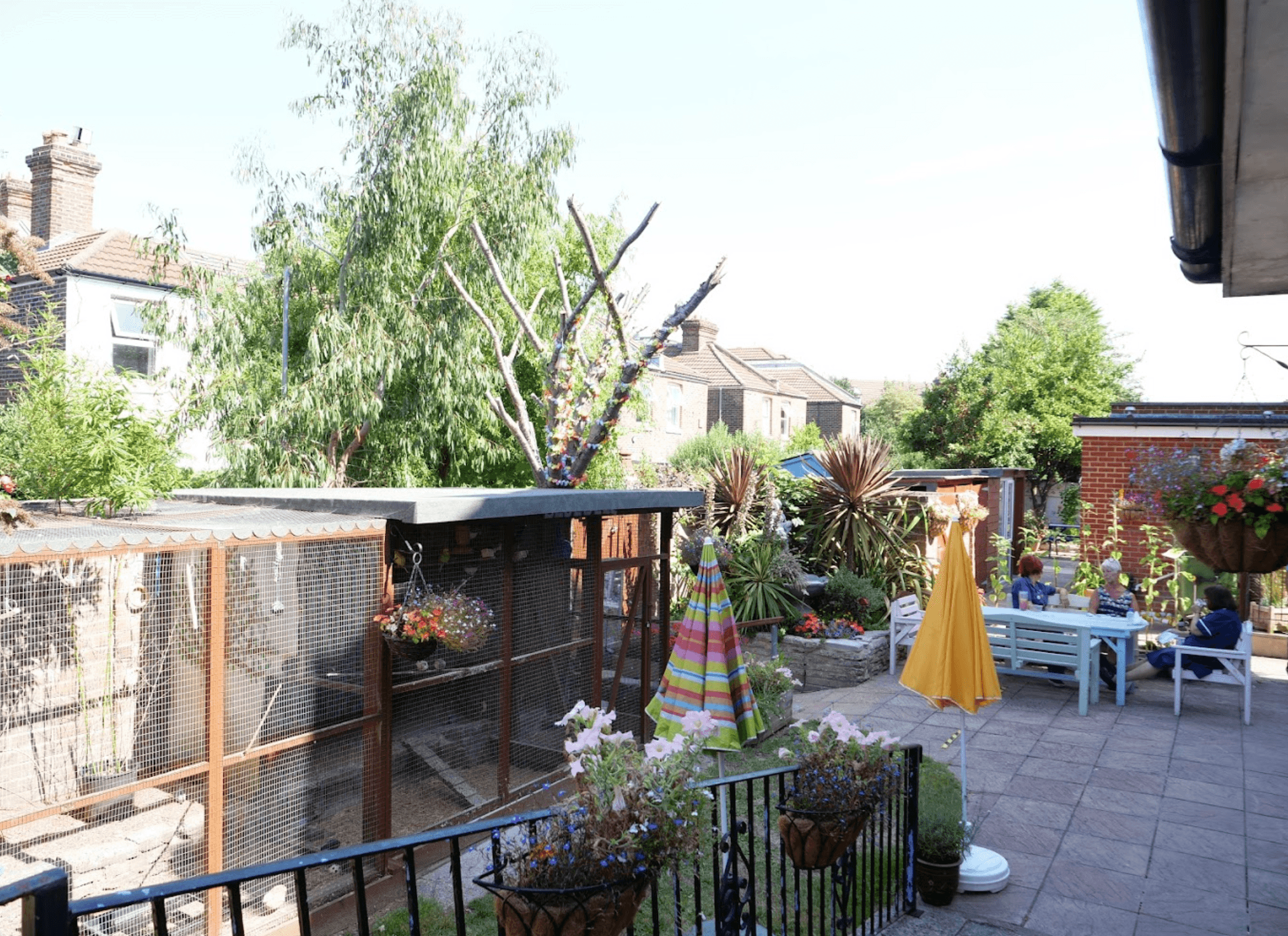 Garden of Bluebell Care Home in Southsea, Portsmouth