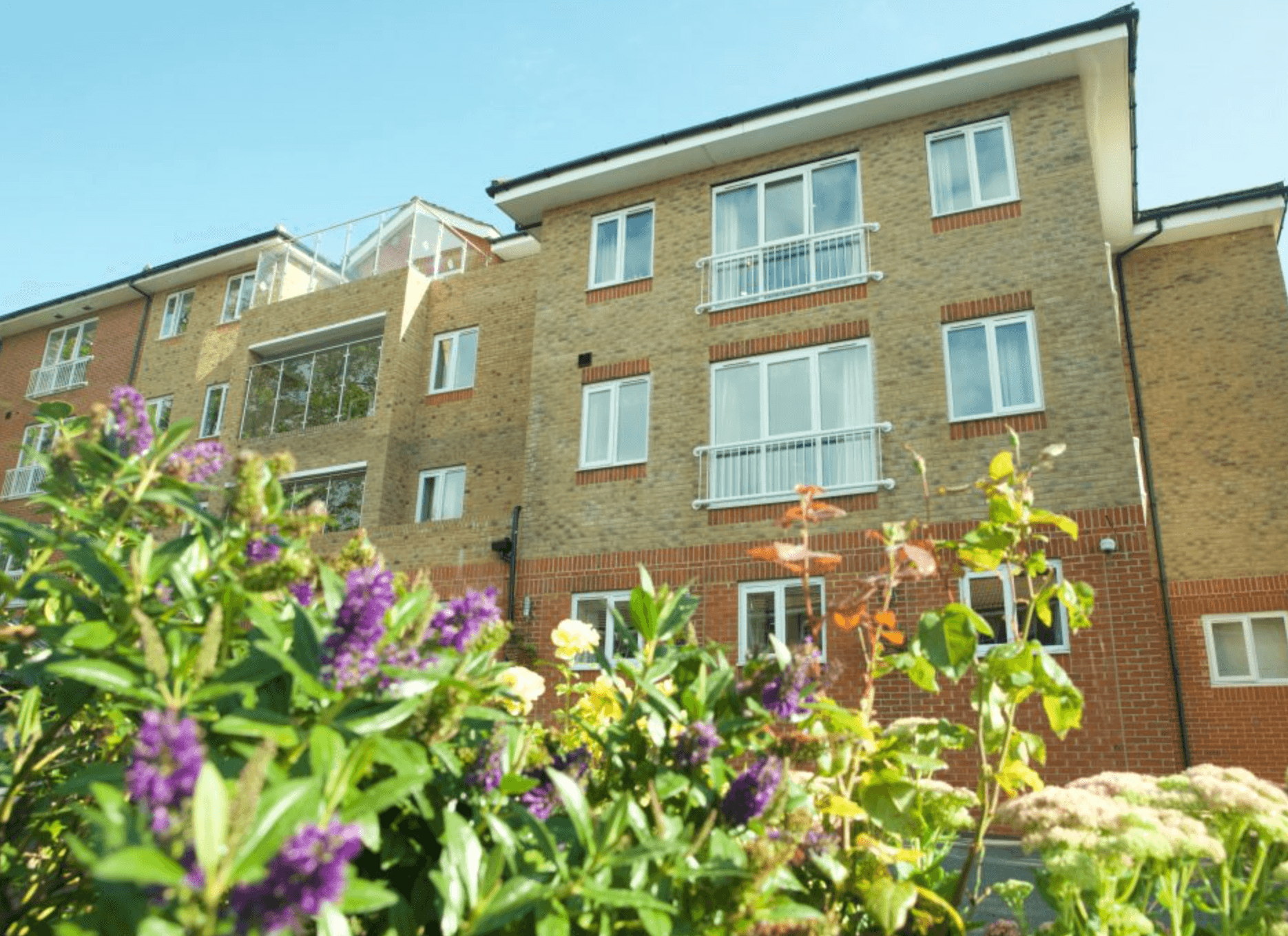 Exterior of Carlton Court care home in Barnet, London