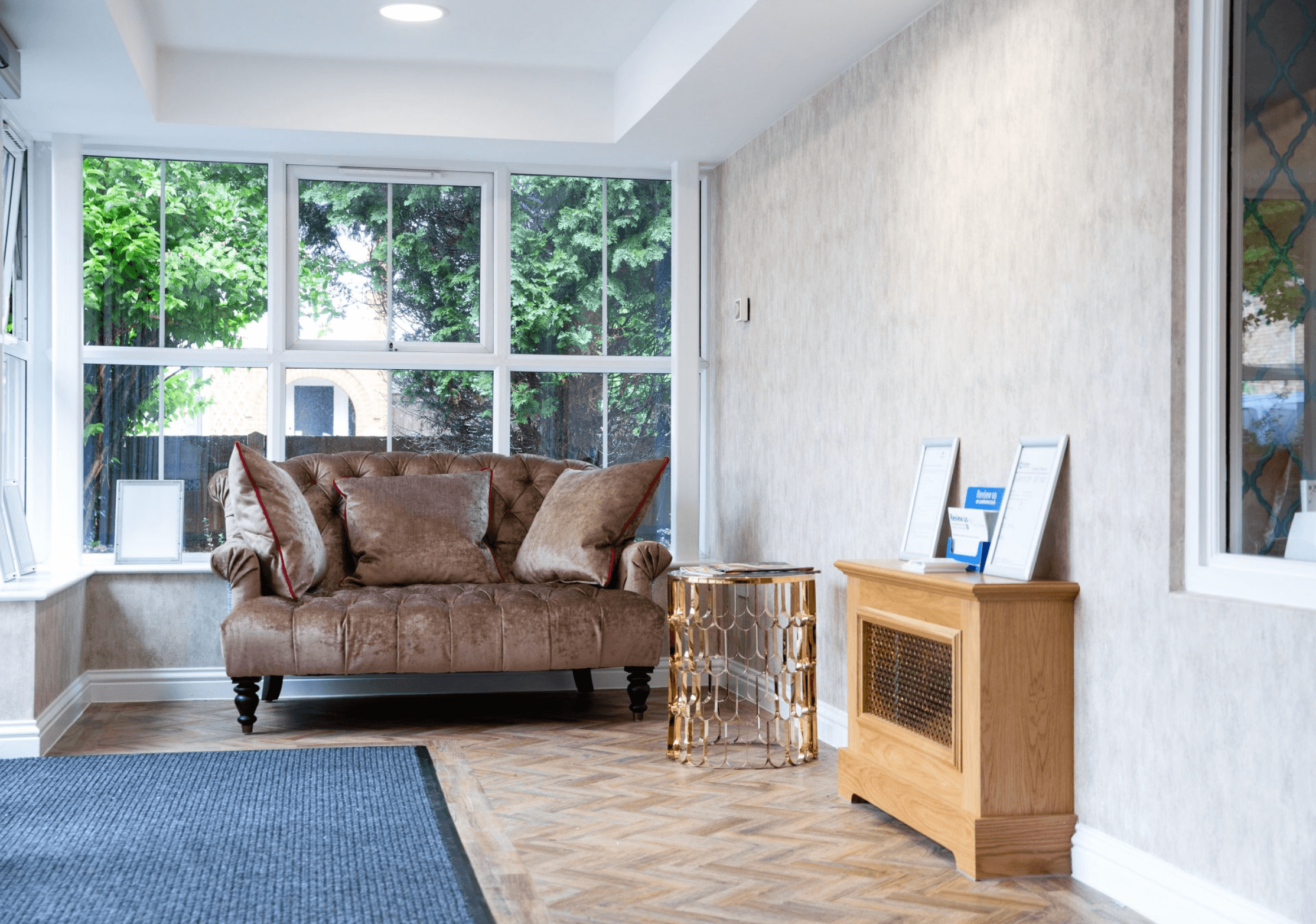 Hallway of Cherry Hinton care home in Cambridge, Cambridgeshire