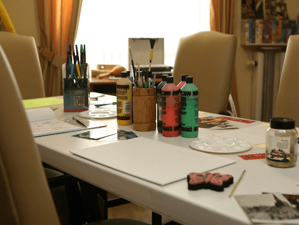 Activity room of Ardenlea Court care home in Solihull, West Midlands