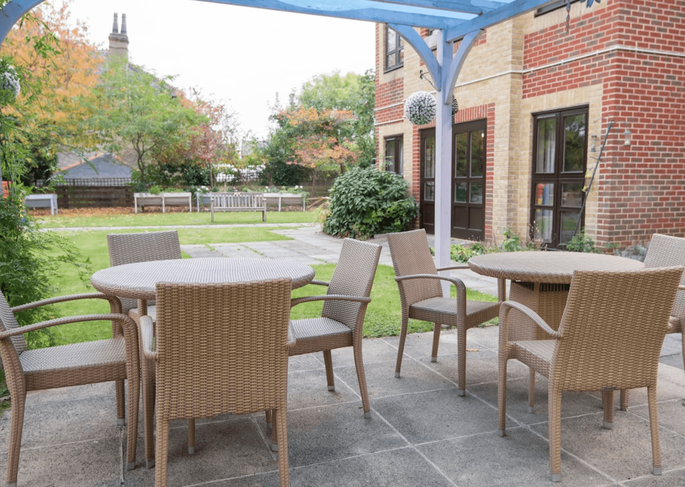 Garden of The Sidcup care home in Sidcup, Kent