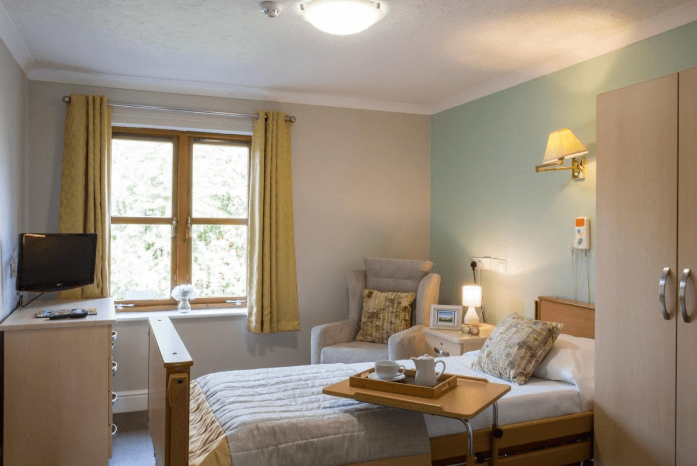 Bedroom of Maypole care home in Southampton, Hampshire