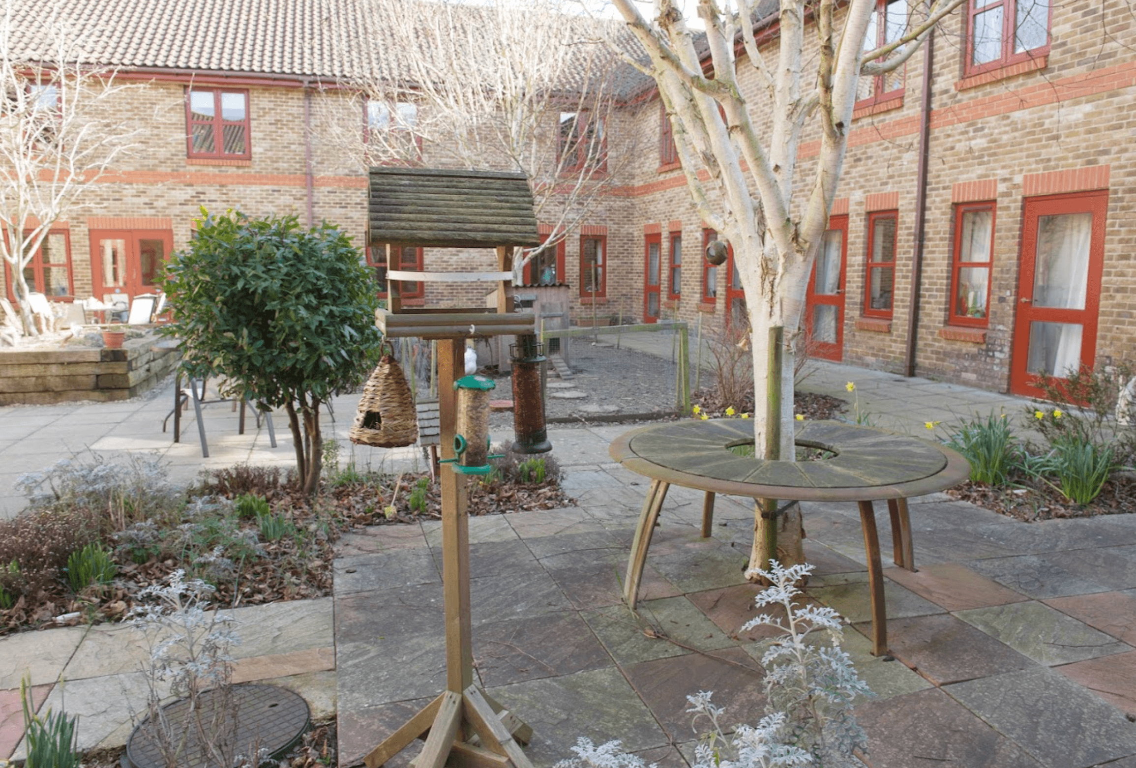 Garden of Maypole care home in Southampton, Hampshire