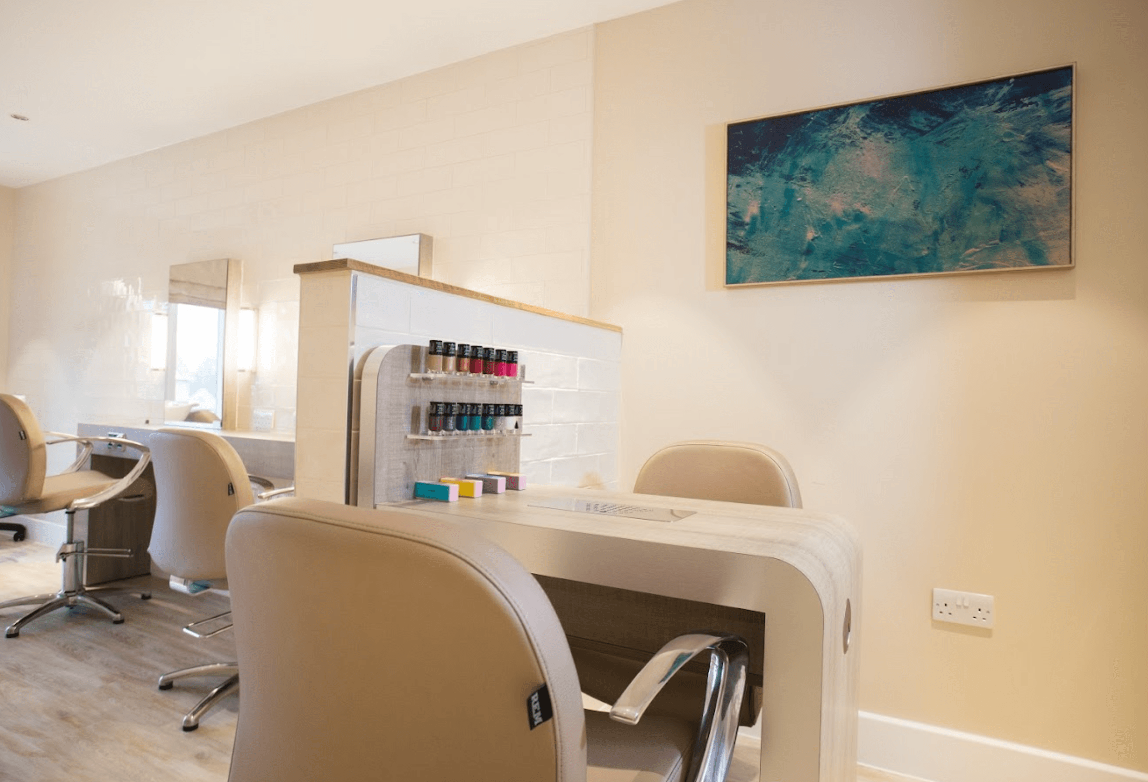 Salon of The Goldbridge care home in Haywards Health, Sussex