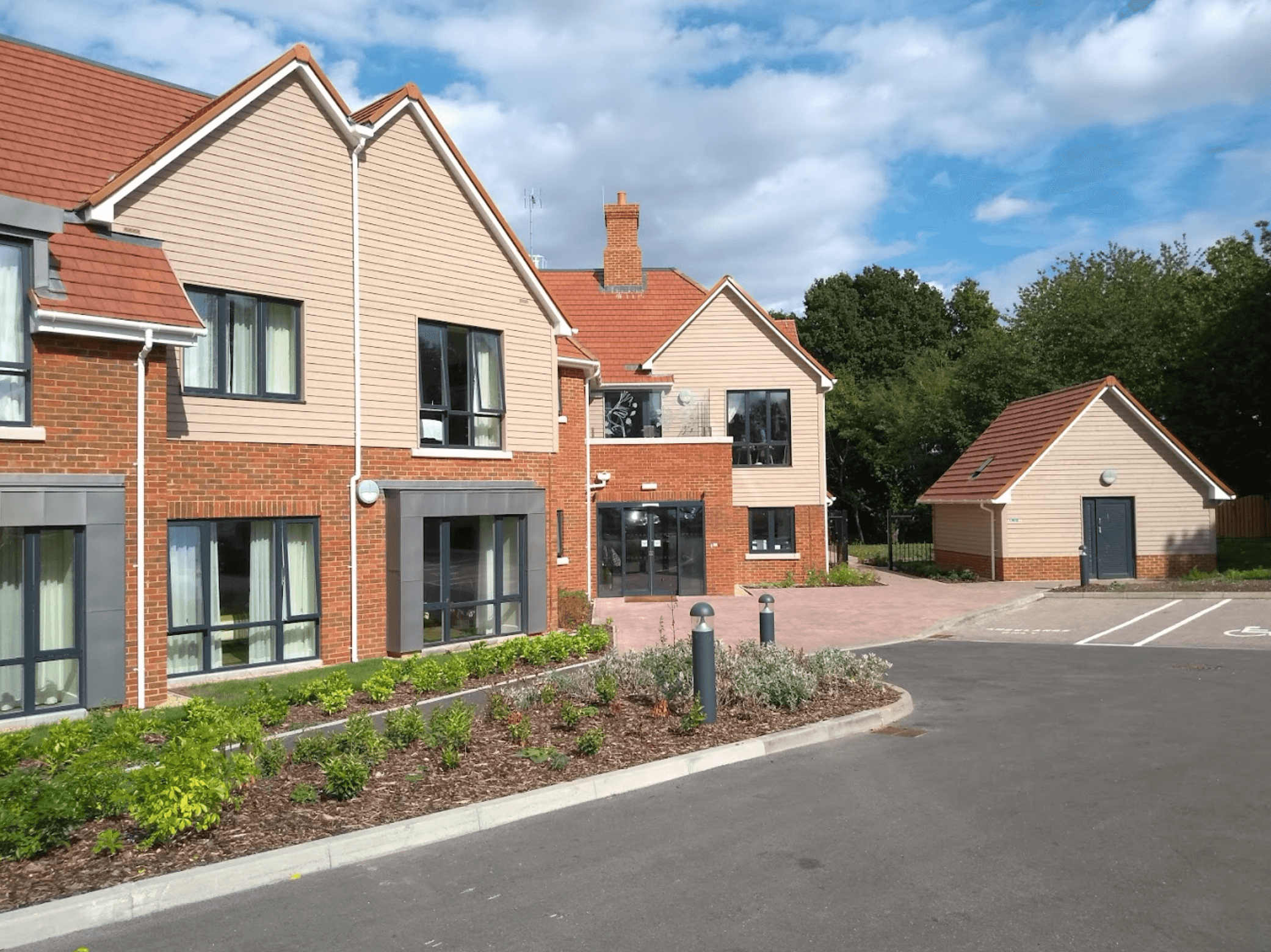 Exterior of The Goldbridge care home in Haywards Health, Sussex