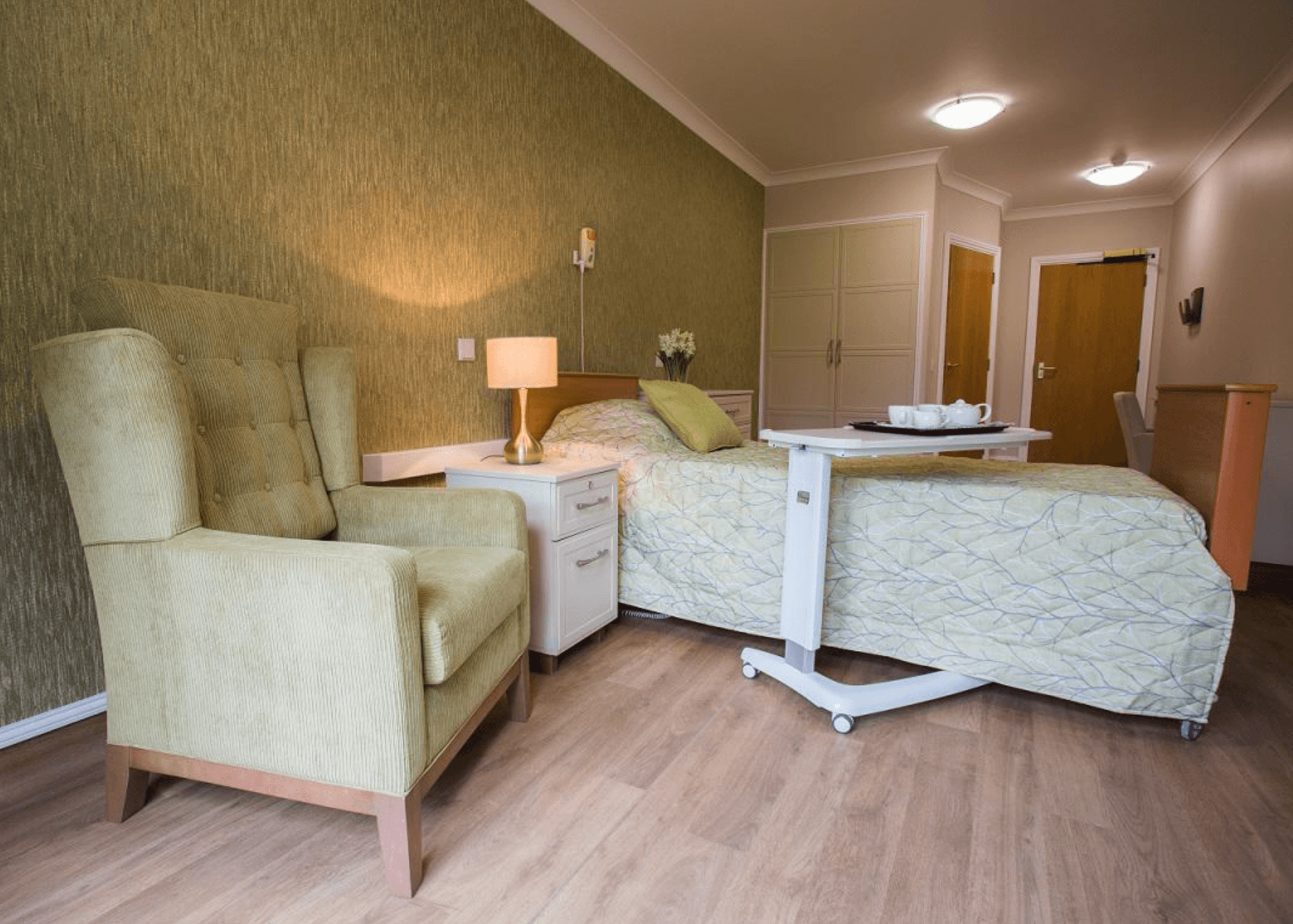 Bedroom of Ardenlea Grove care home in Solihull, West Midlands