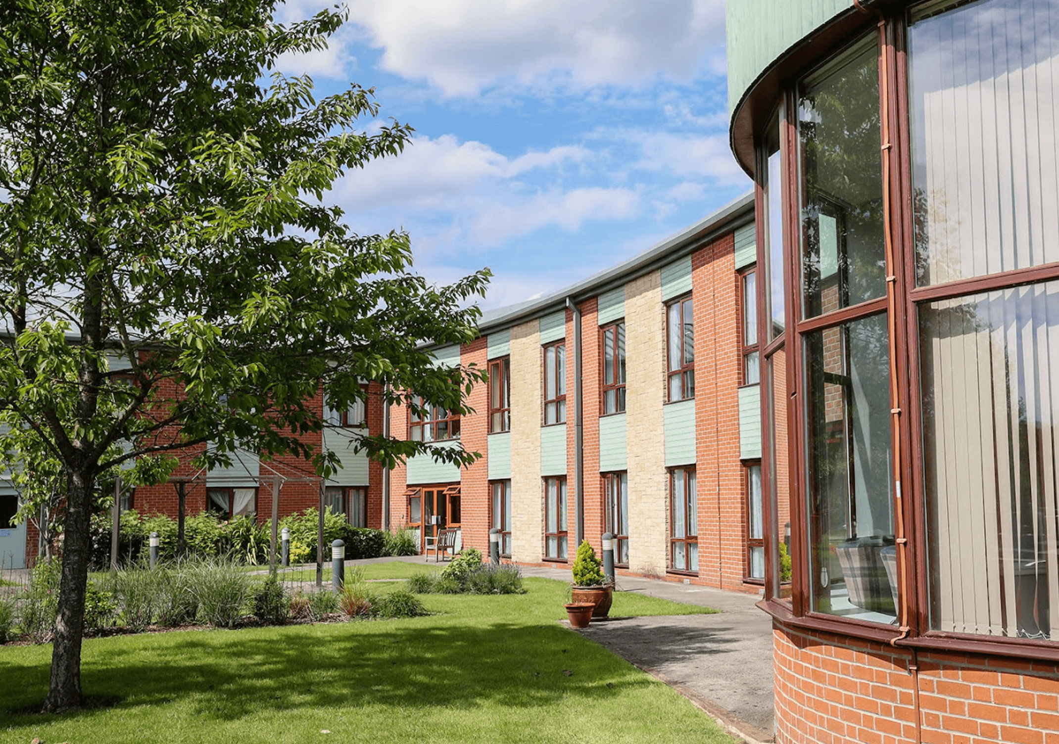 Exterior of Fern Brook Lodge care home in Gillingham, Dorset