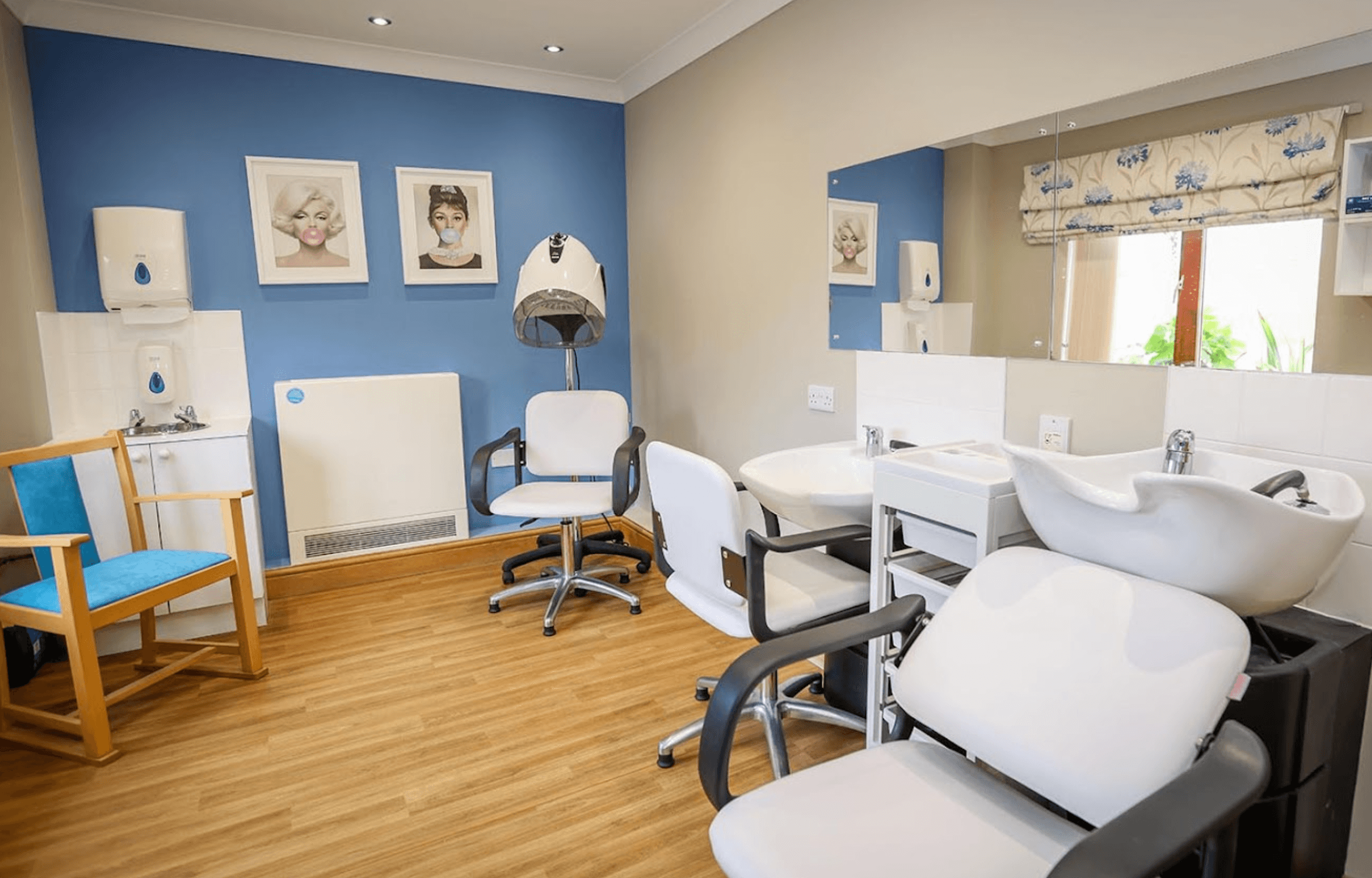 Salon of Fern Brook Lodge care home in Gillingham, Dorset