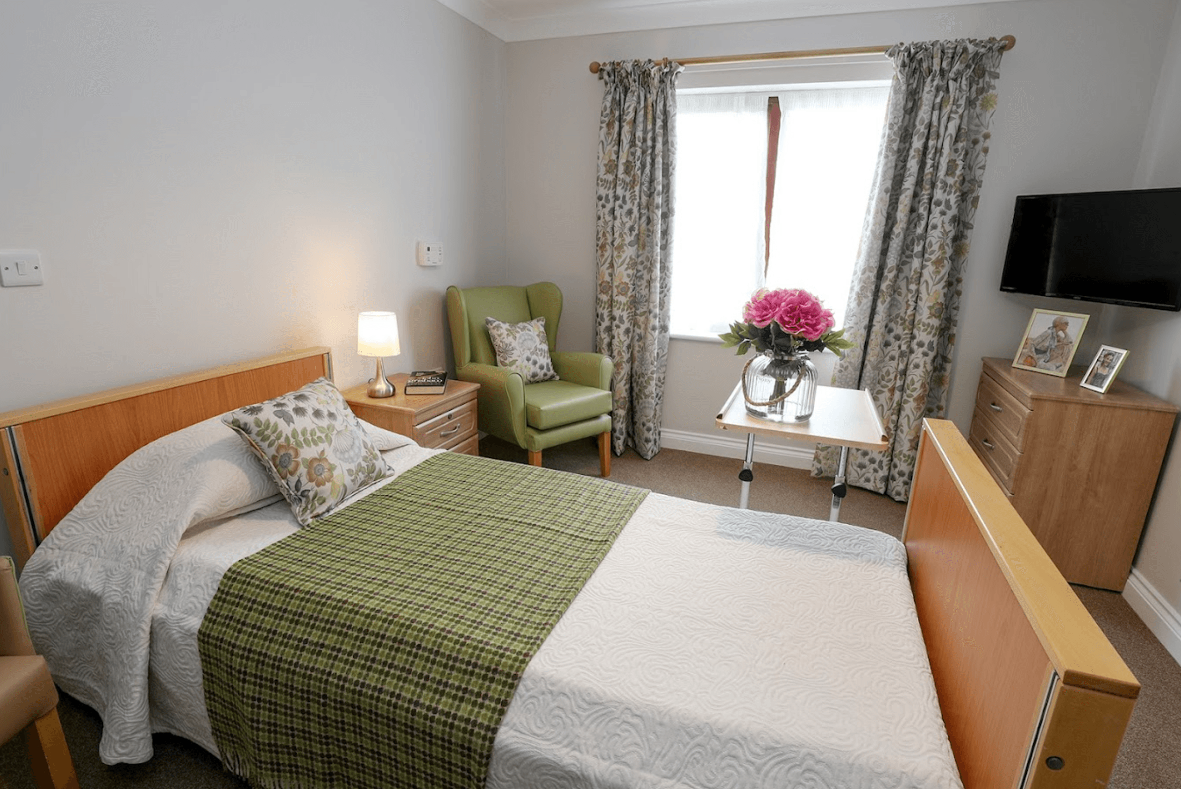 Bedroom of Fern Brook Lodge care home in Gillingham, Dorset