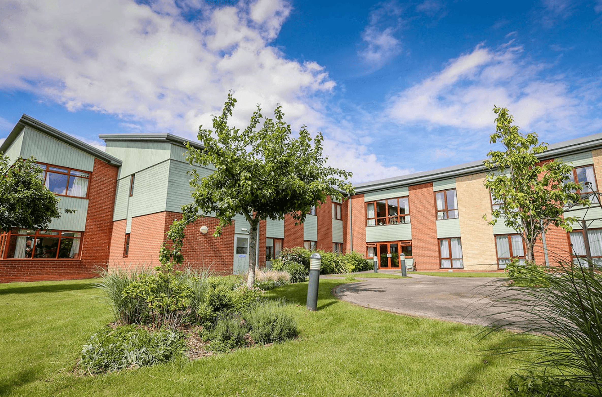 Exterior of Fern Brook Lodge care home in Gillingham, Dorset