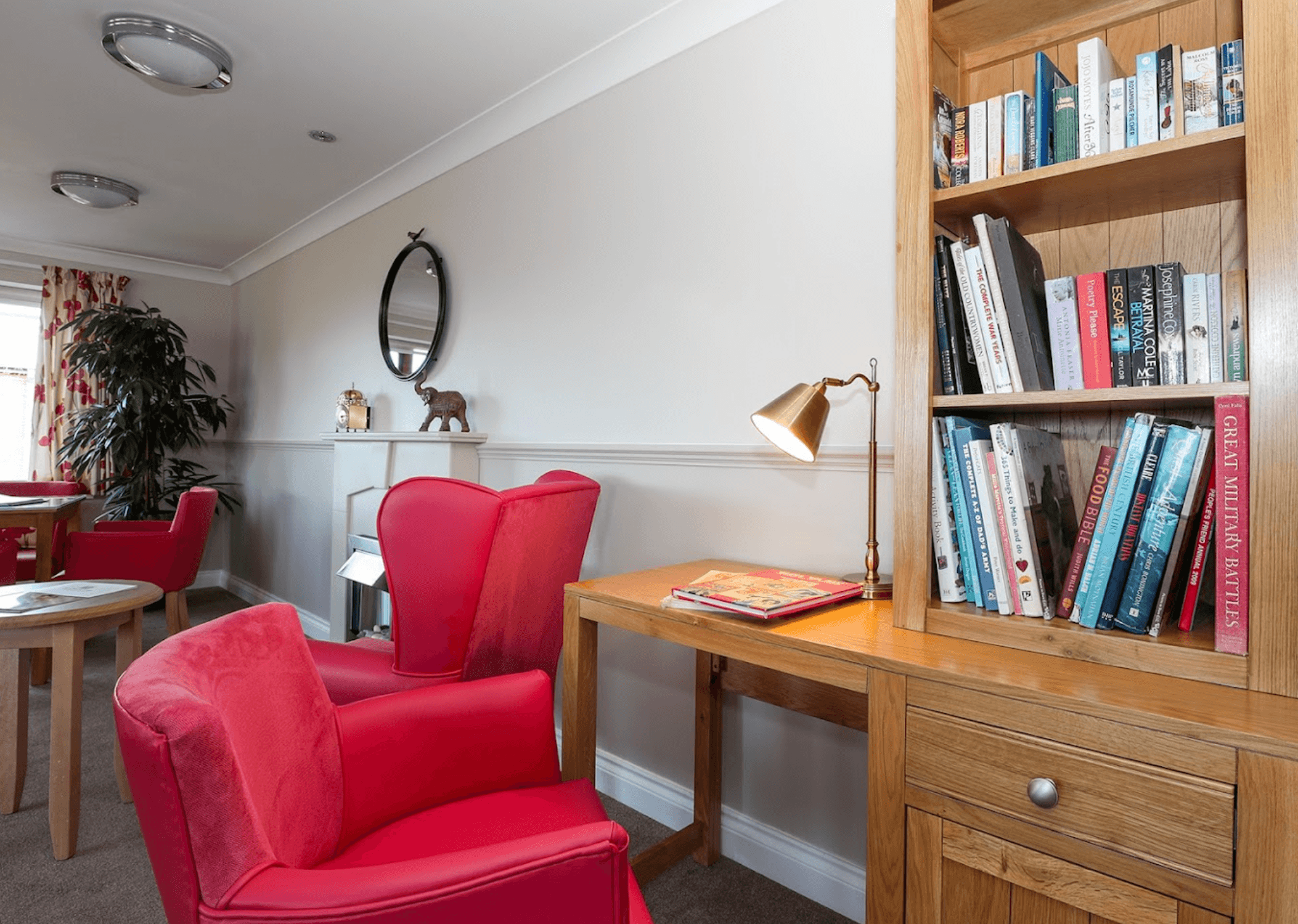 Lounge of Fern Brook Lodge care home in Gillingham, Dorset