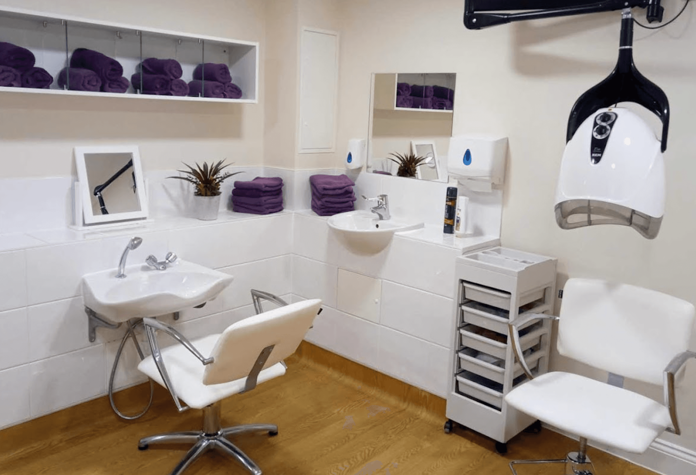 Salon of Alexandra House care home in Poole, Hampshire