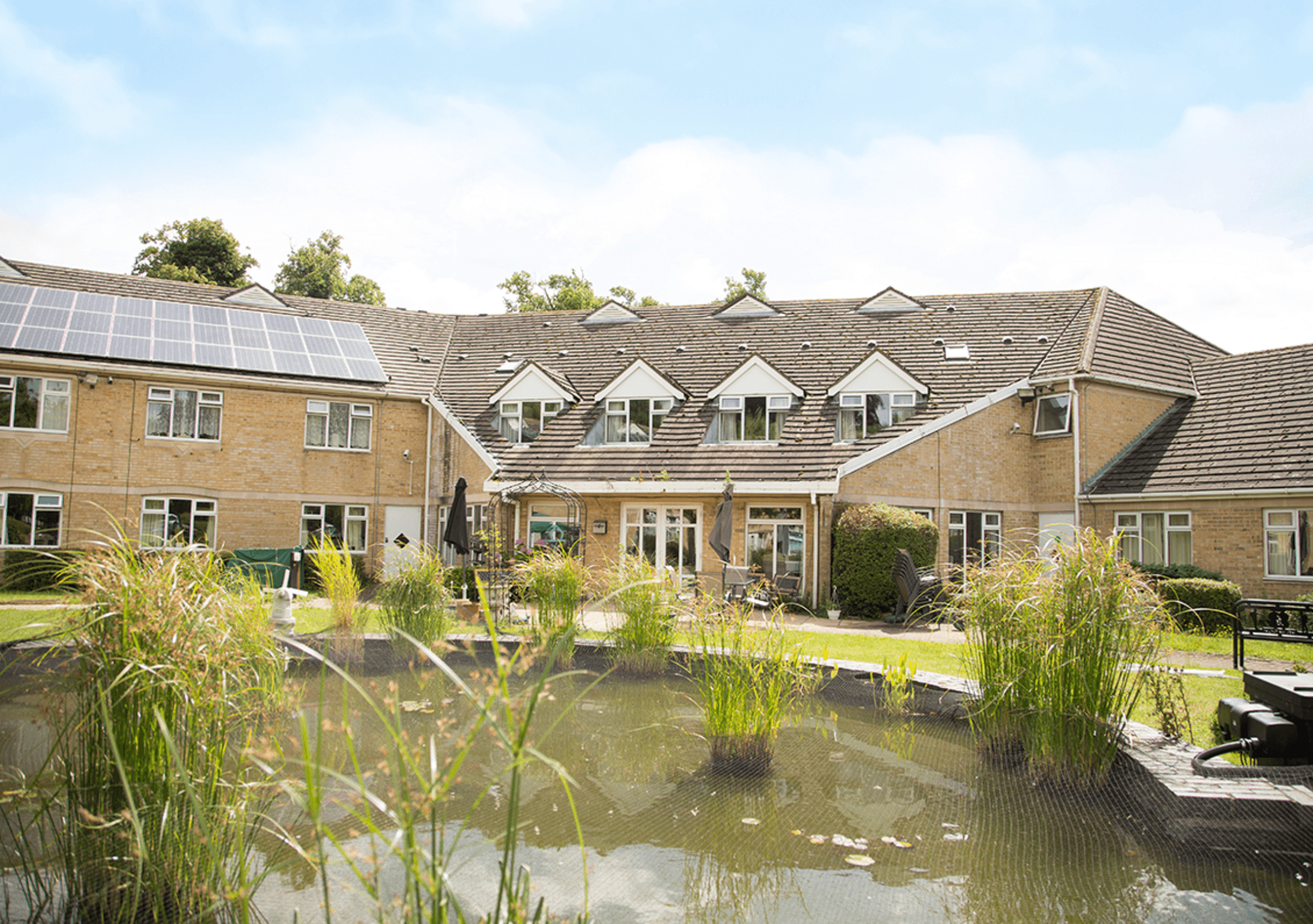 Exterior of Kingfisher care home in Cheshunt, Hertfordshire