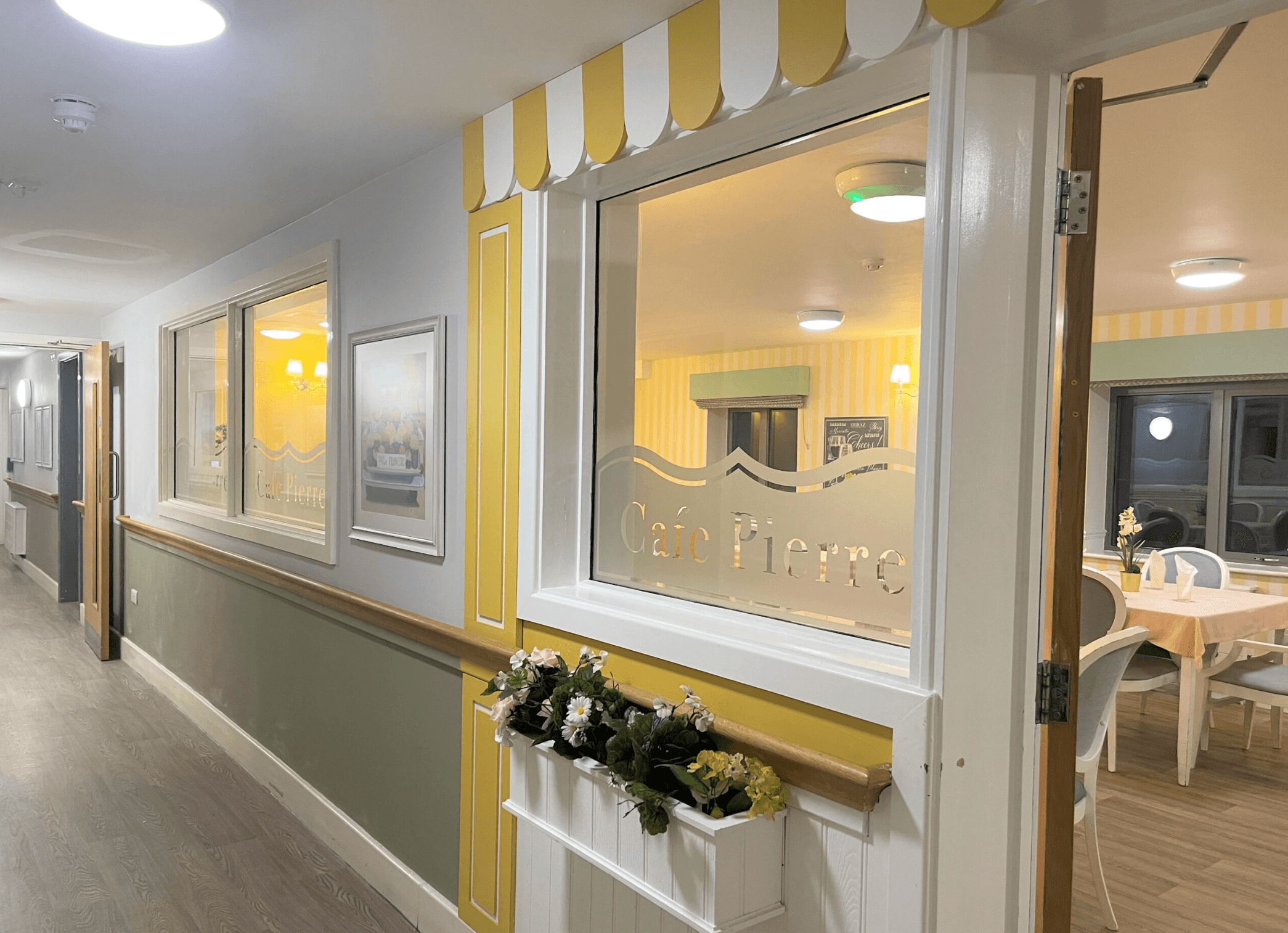 Cafe of St Pauls care home in Hemel Hempstead, Hertfordshire