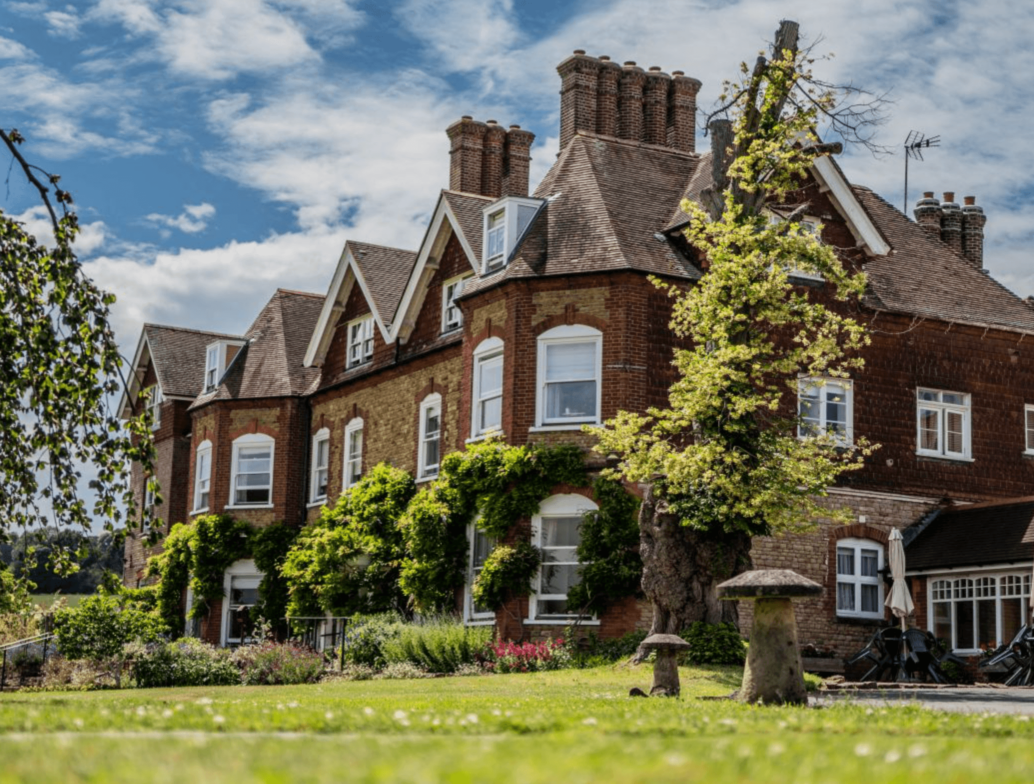 Exterior of Birtley House care home in Guildford, Surrey