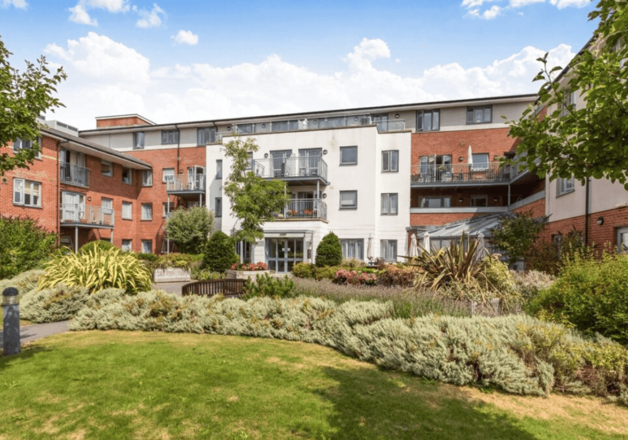 Exterior of Catherine Court Retirement Development in Eastleigh, Hampshire