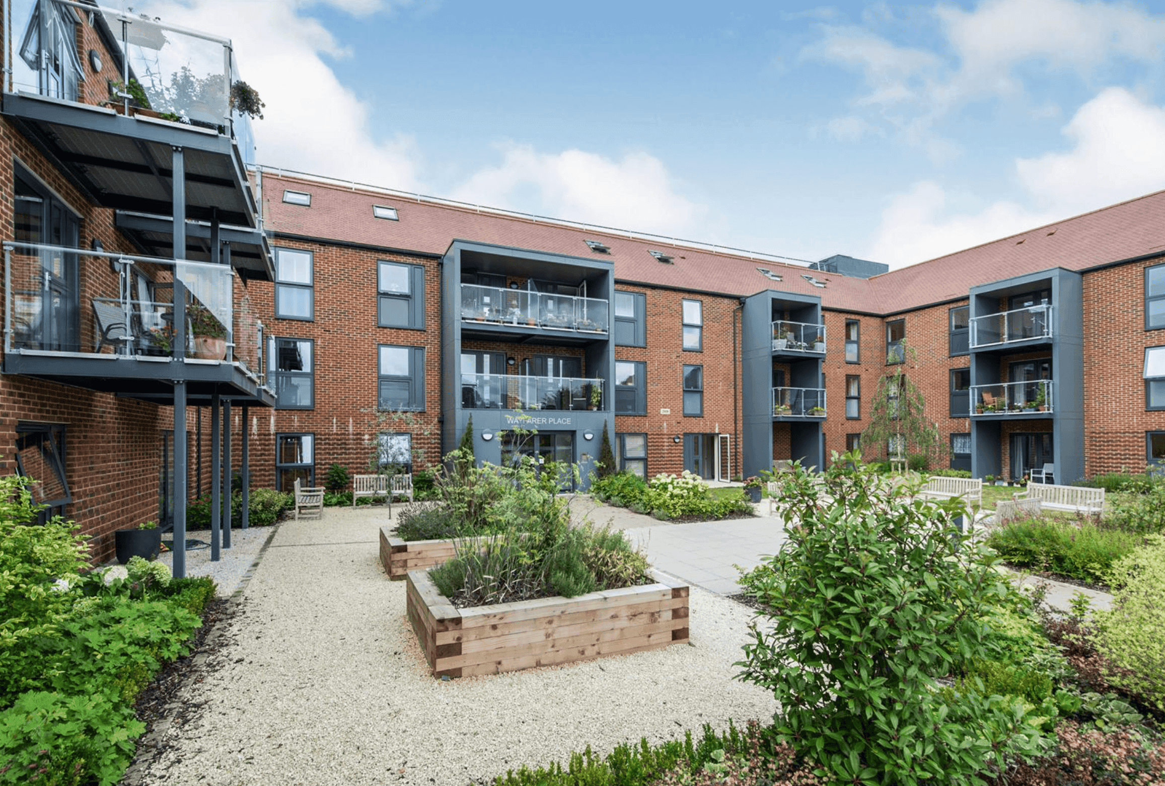 Exterior of Wayfarer Place in New Alresford, Hampshire