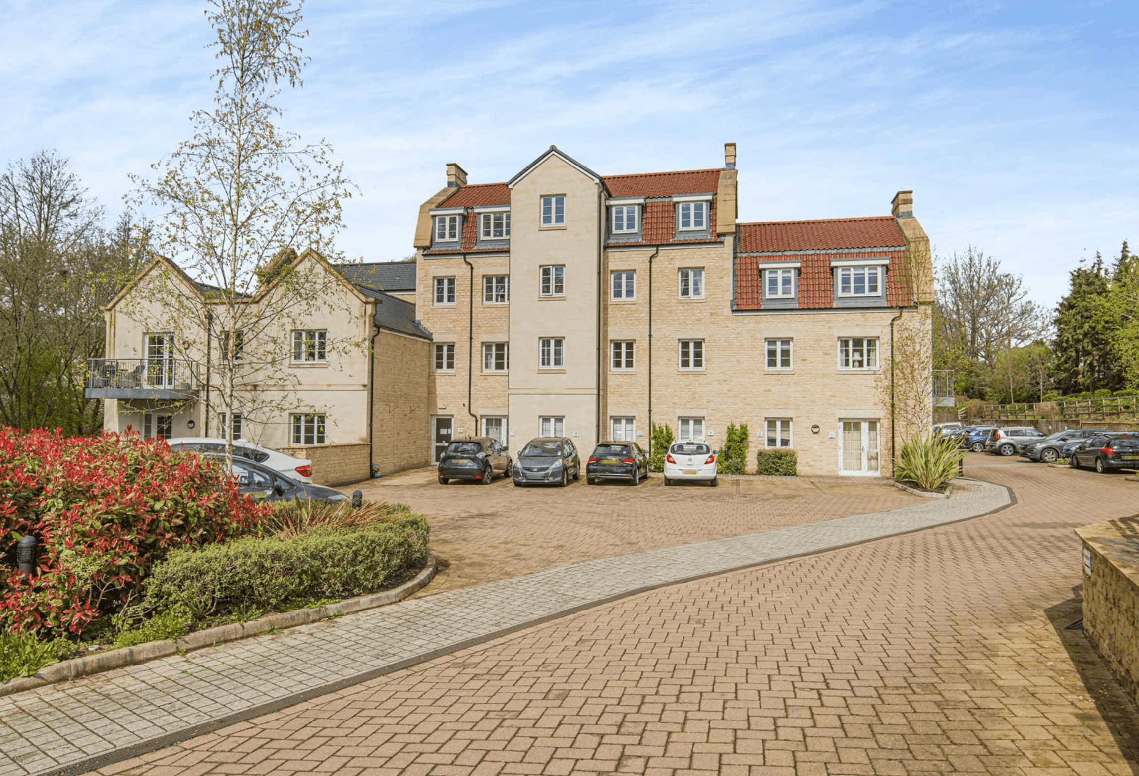 Exterior of Lambrook Court in Larkhall, Bath