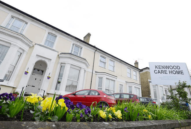 Exterior of Kenwood care home in Finchley, North London