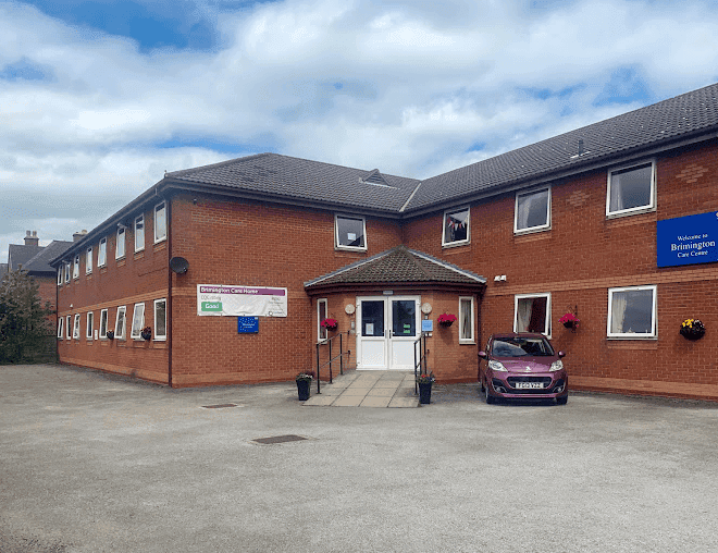 Exterior of Brimington care home in Chesterfield, Derbyshire