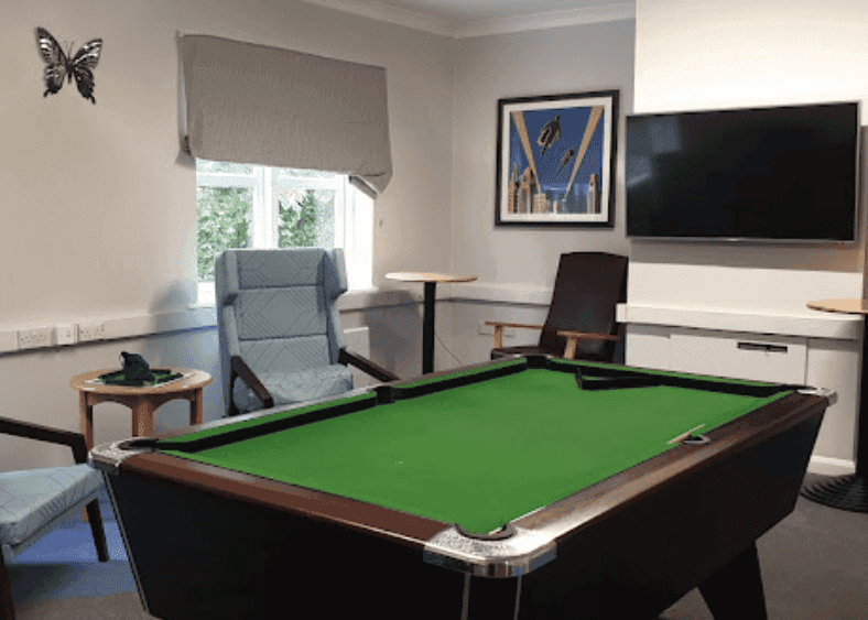 Pool table of Amberley Court in Edgbaston, Birmingham