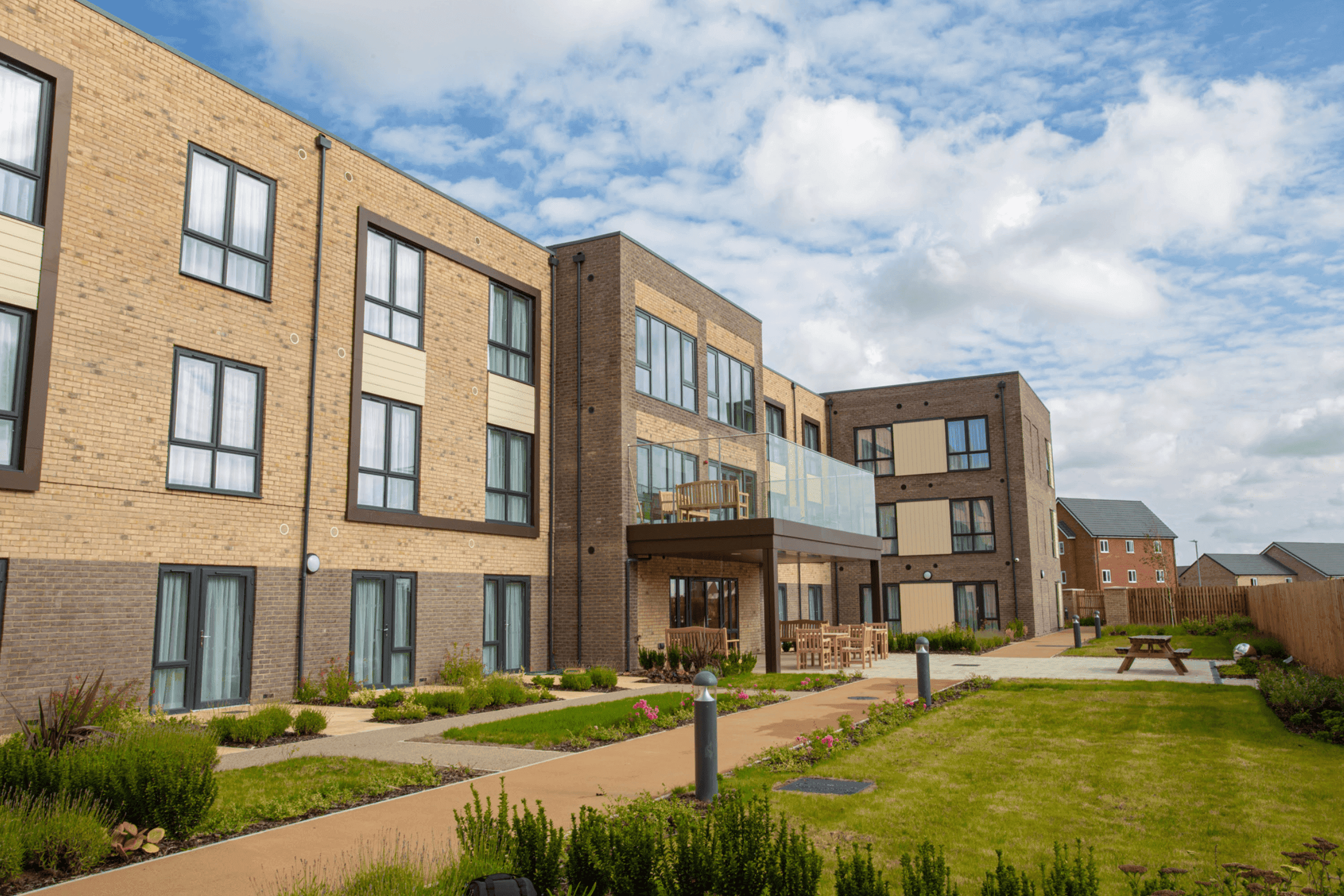 Exterior of Elm View care home in Bishop's Storford, Hertfordshire