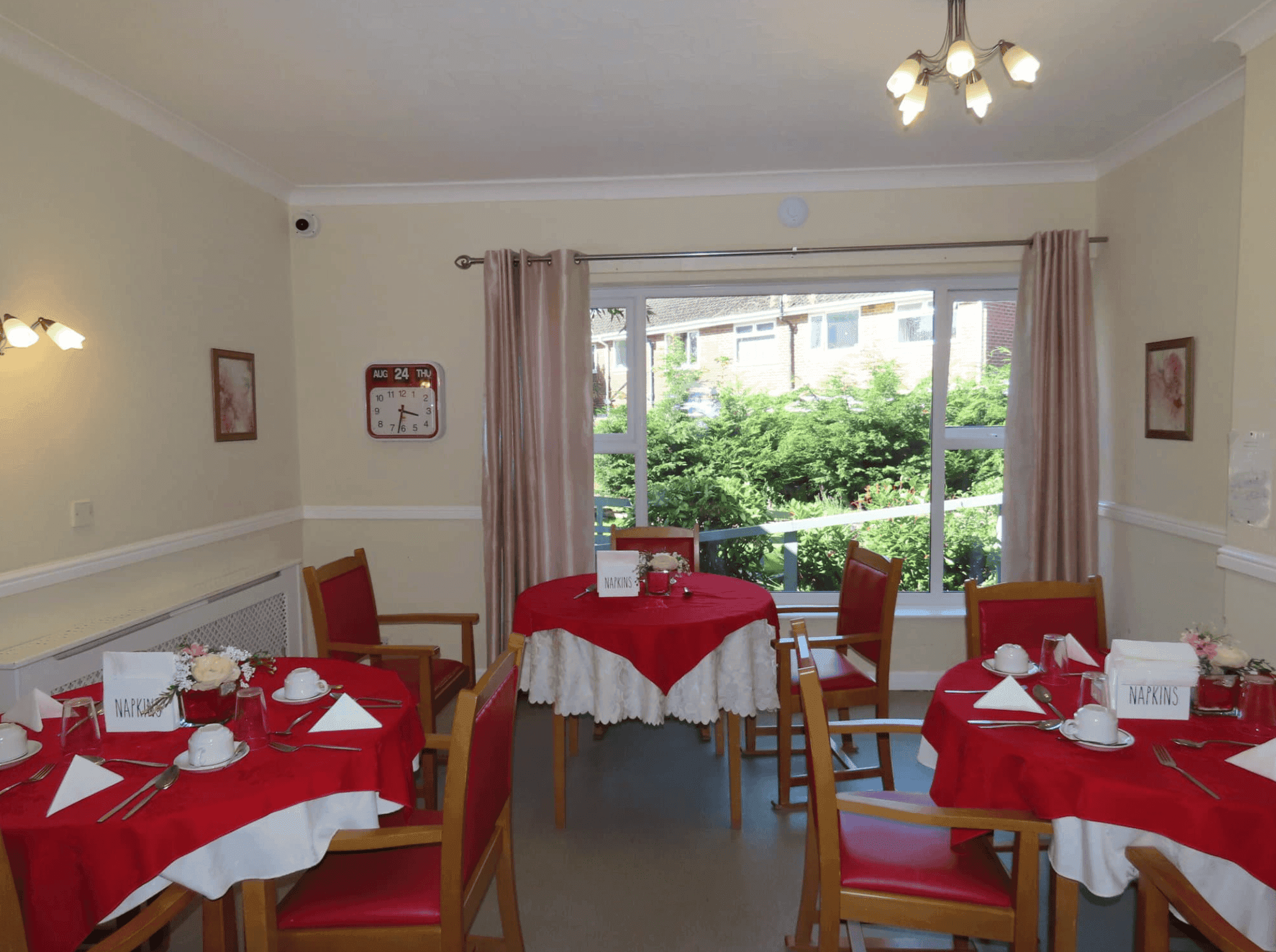 Dining room of Broadway in Blackpool, Merseyside