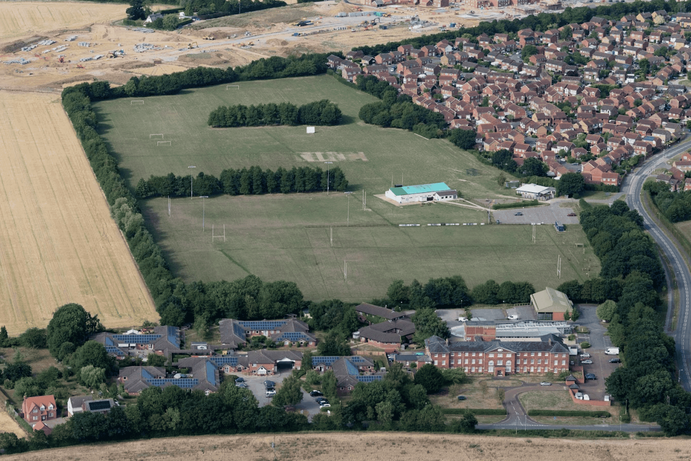 Exterior of Chilton Meadows in Stowmarket, Suffolk