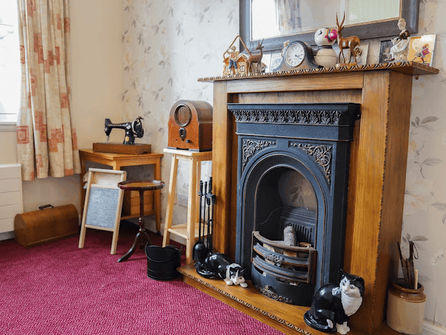 Nostalgia area of Pitcairn Lodge in Westhill, Scotland