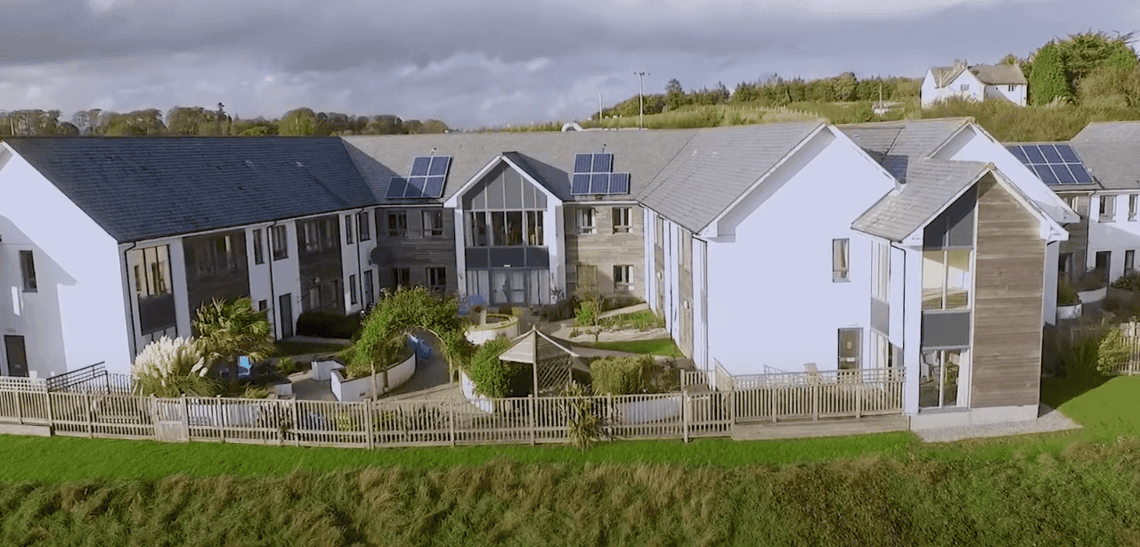 Exterior of Cedar Grange Care Home in Launceston, Cornwall