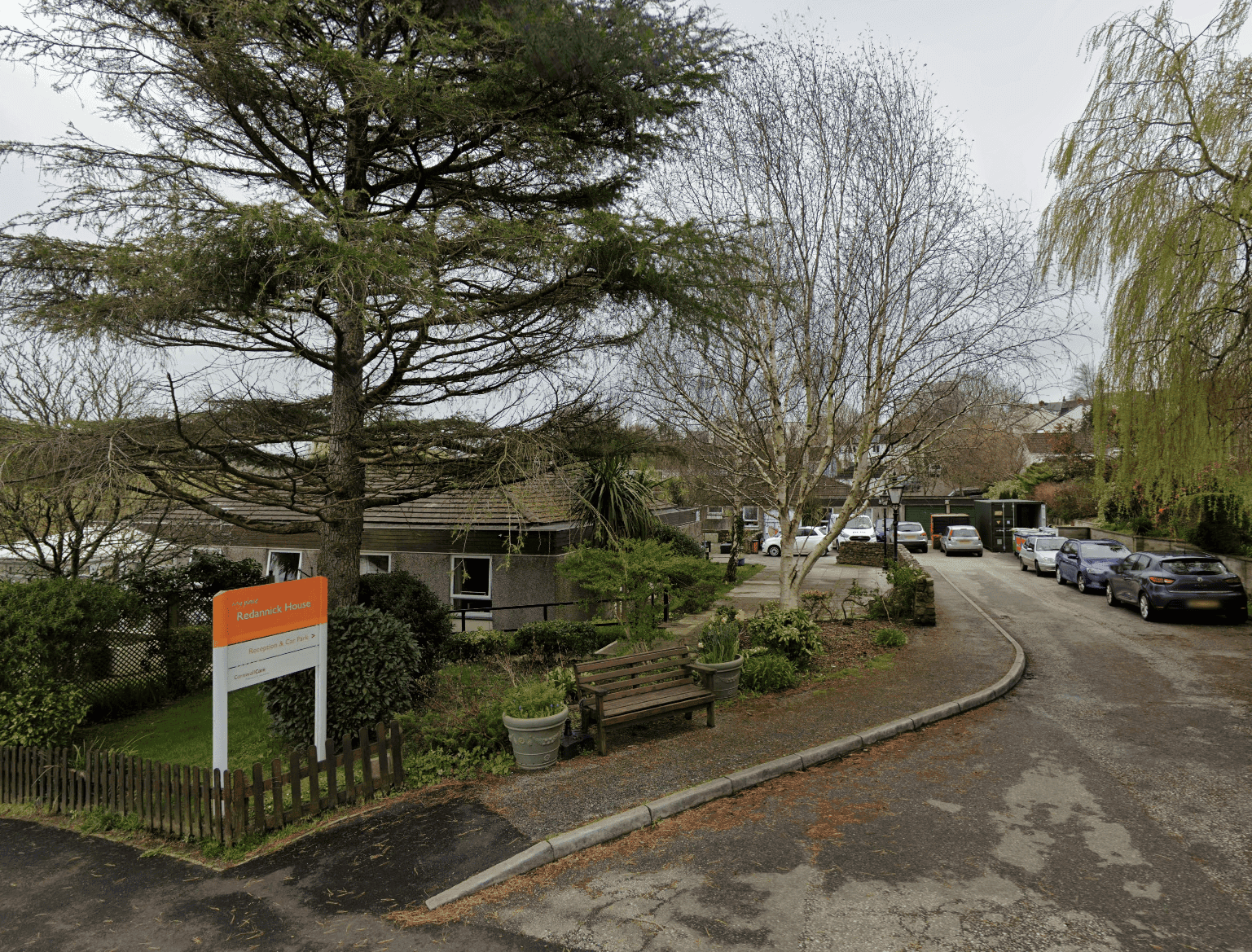 Exterior of Redannick care home in Truro Cornwall