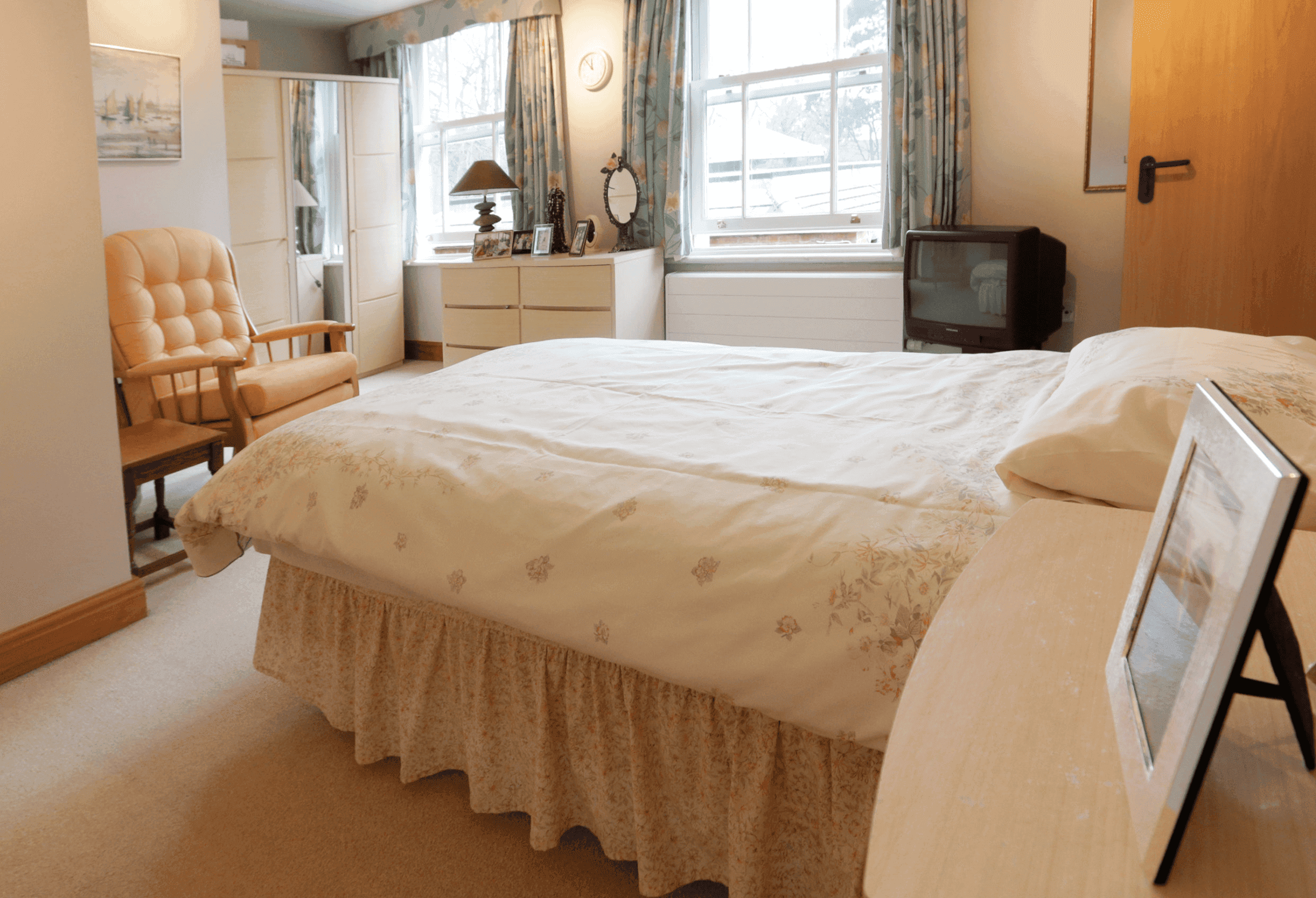 Bedroom of Pelsall Hall in Walsall, West Midlands