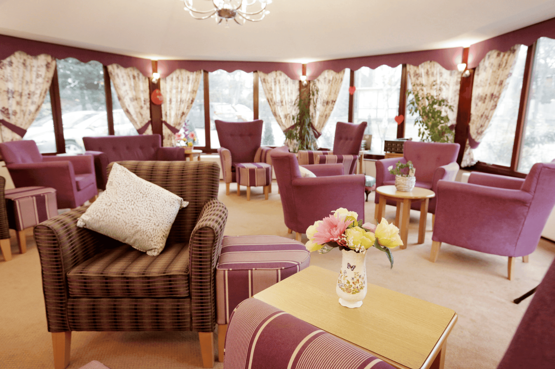 Lounge of Queen Elizabeth House in Bromley, London