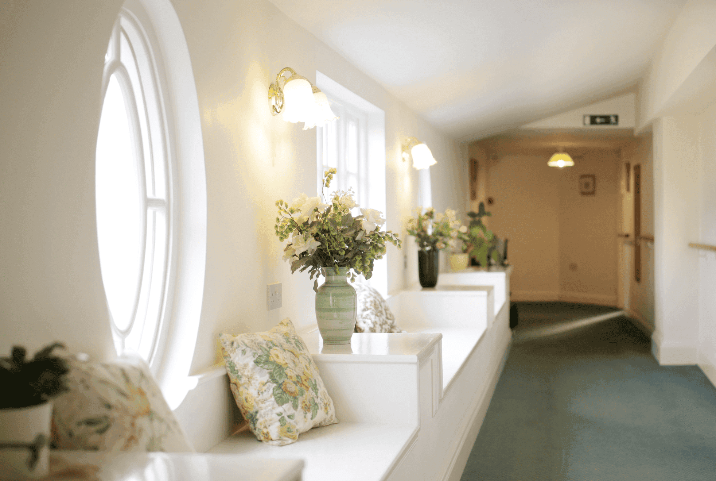 Hallway of Sharnbrook House in Bedford, Bedfordshire