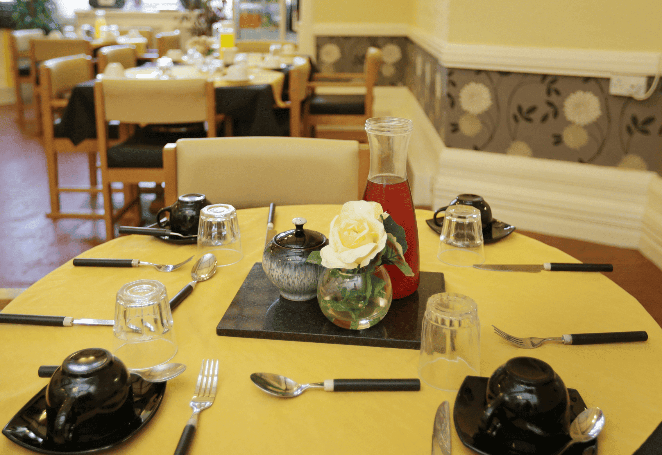 Dining room of Tickford Abbey, in Newport Pagnell, Milton Keynes