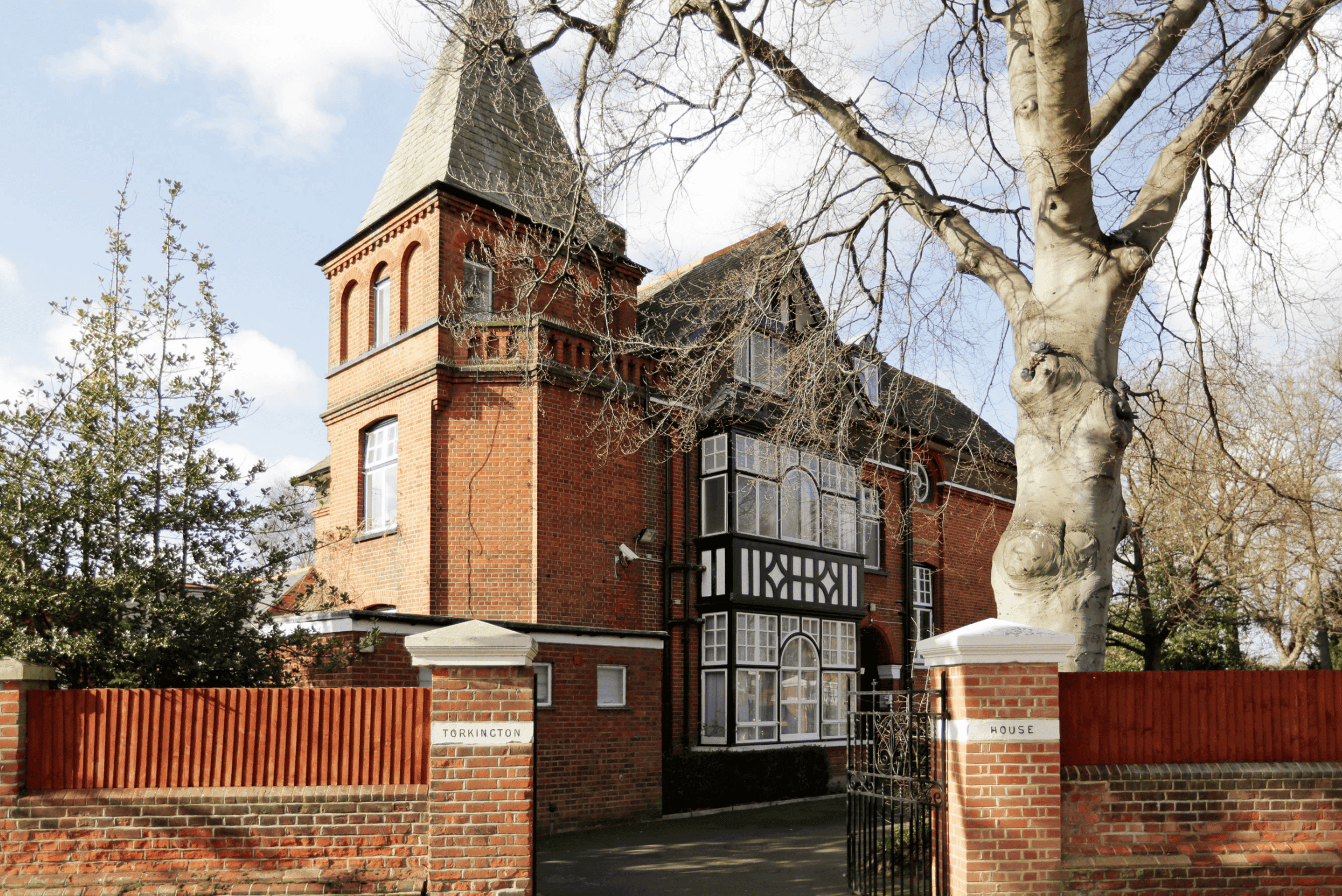 Exterior of Torkington House in London, Greater London