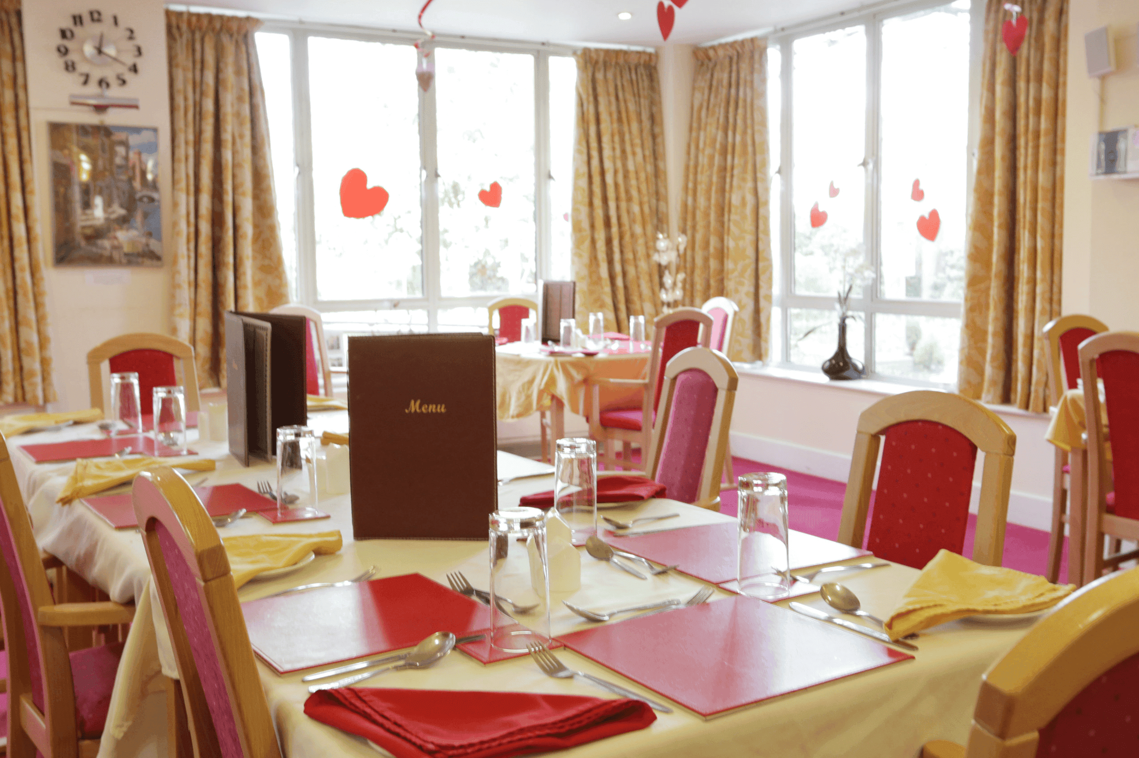 Dining room of Torkington House in London, Greater London