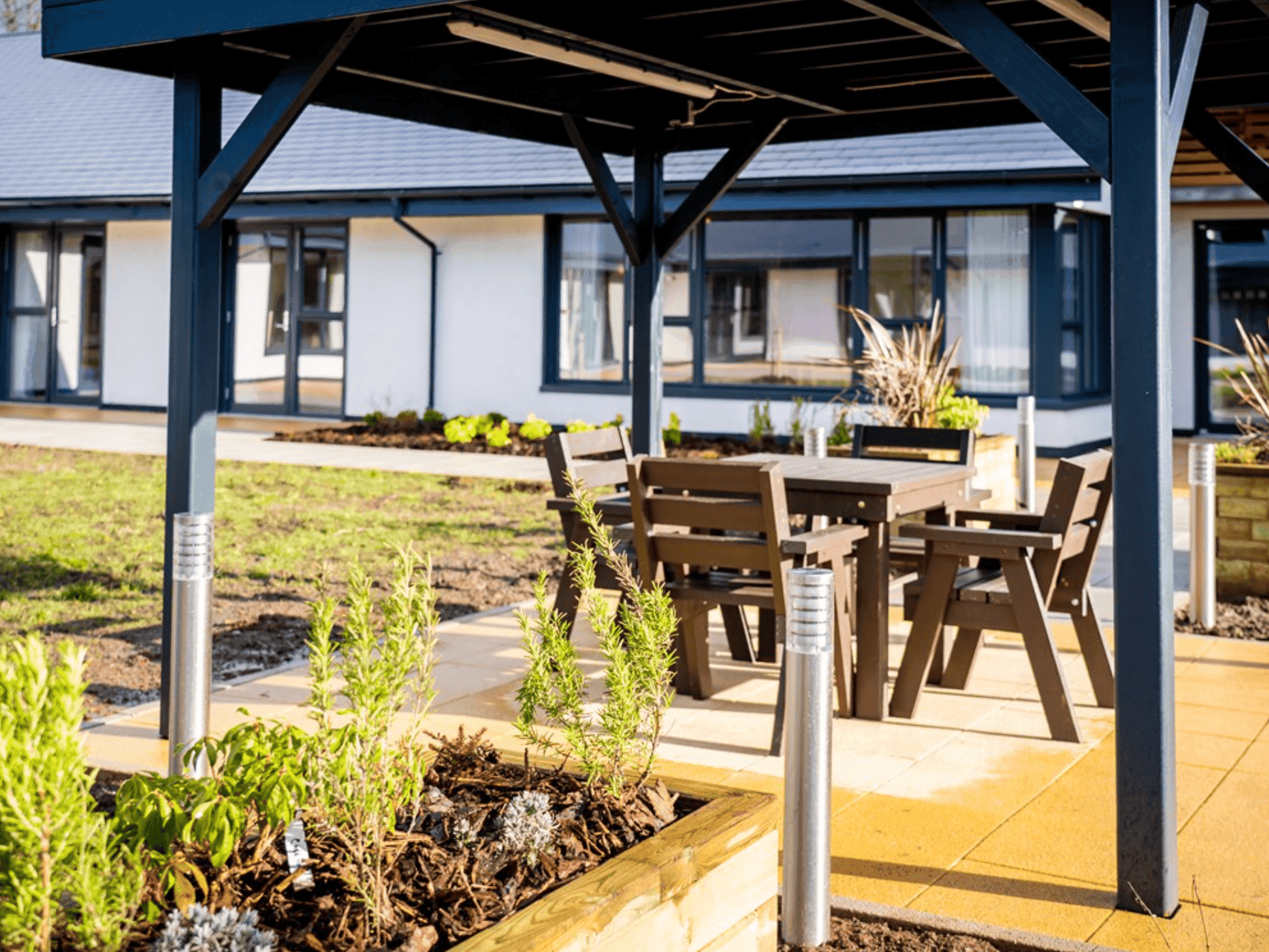 Courtyard at Alderwood House, Dumbarton