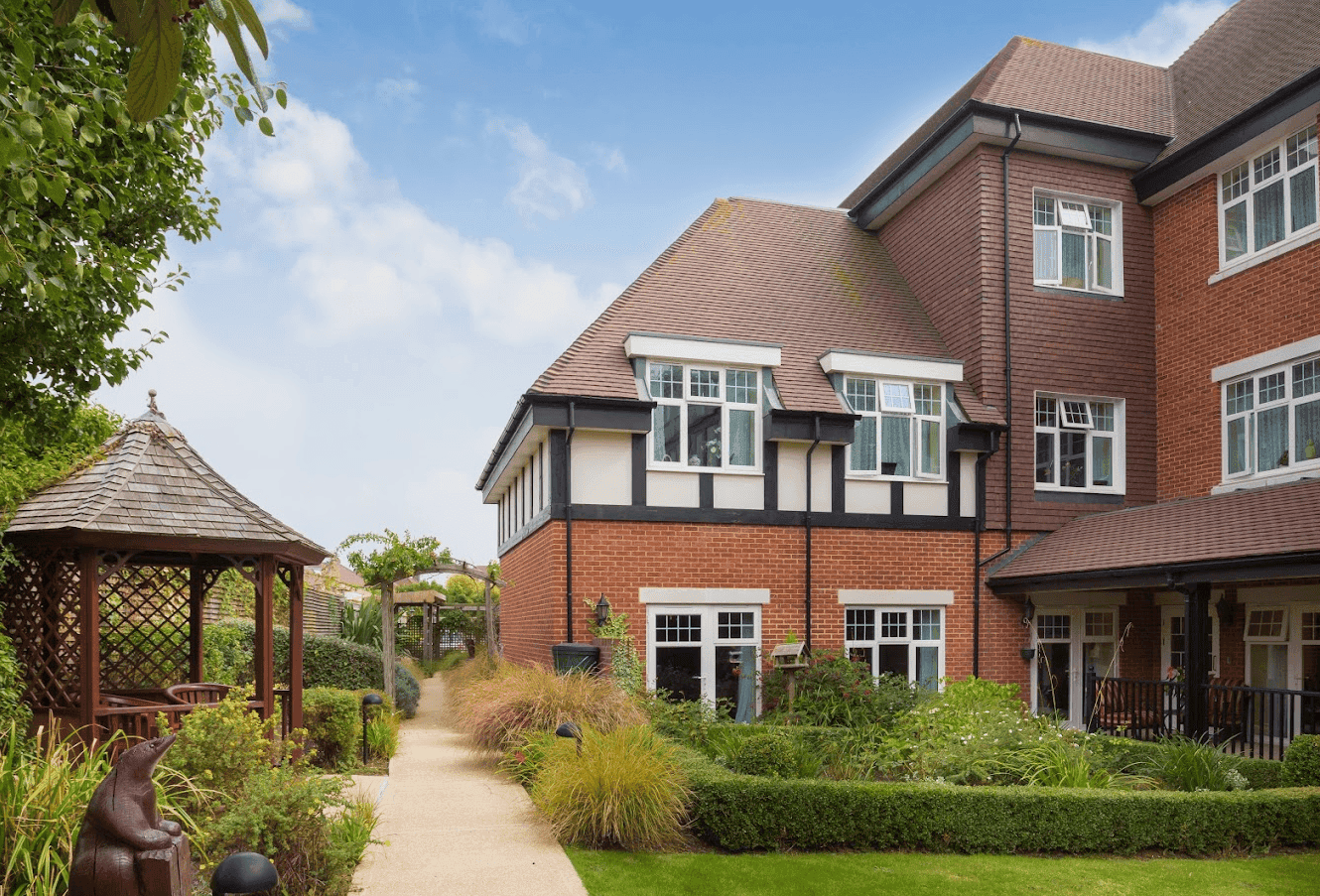 Exterior of Southbourne Beach care home in Christchurch, Hampshire