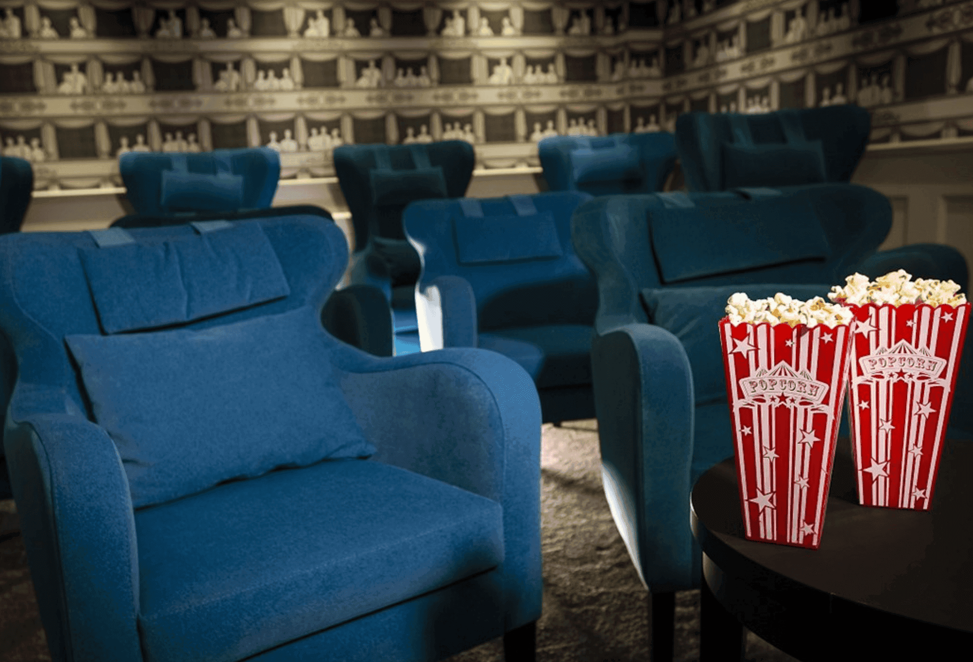 Cinema at Cambridge Grove Care Home in Cambridge, Cambridgeshire