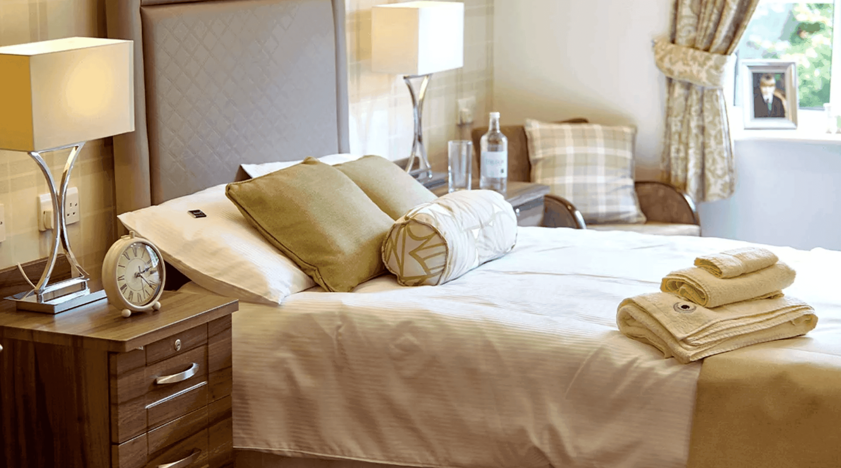 Bedroom at Milton Court Care Home, Milton Keynes, Buckinghamshire