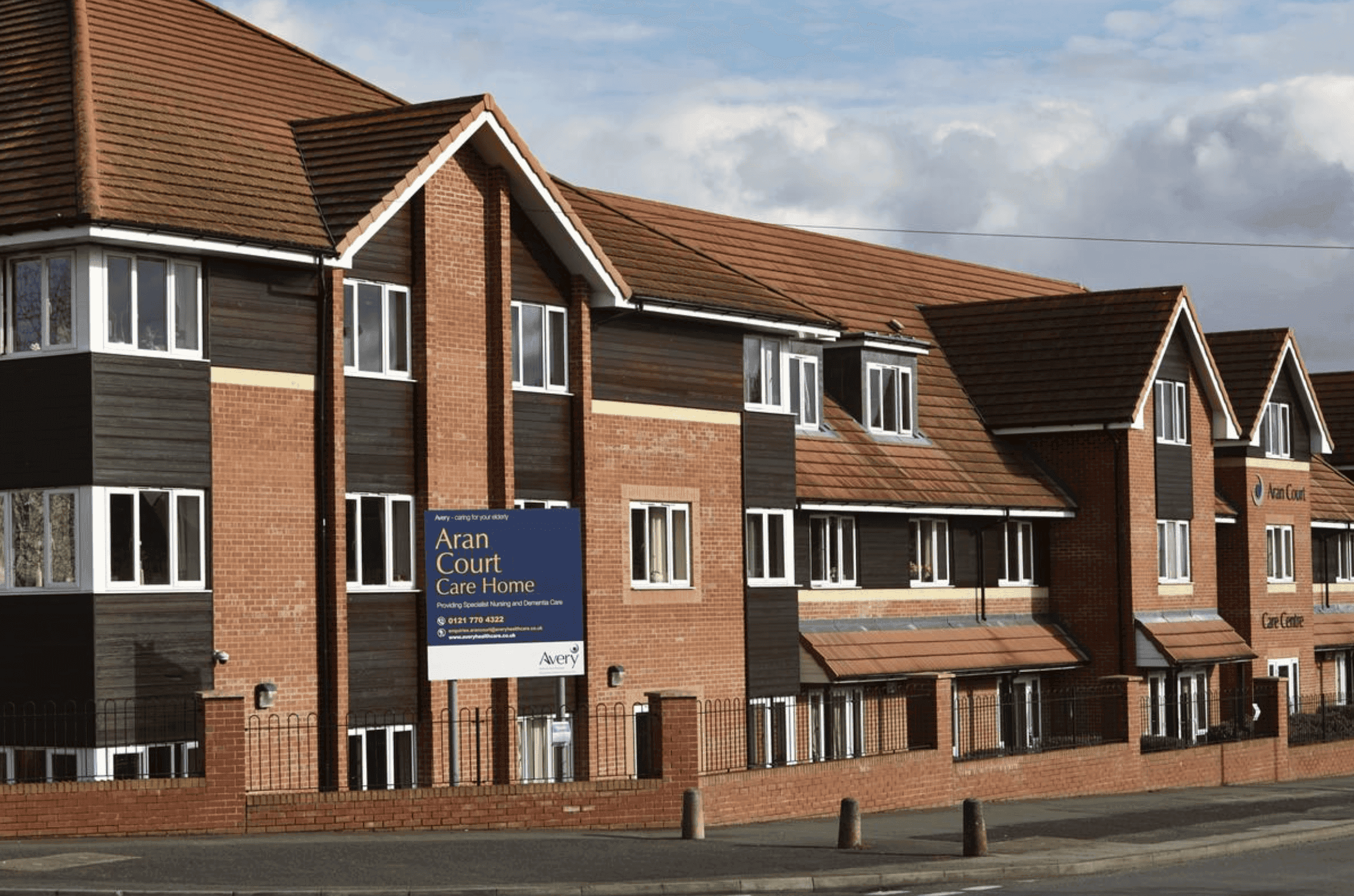 Exterior at Aran Court Care Home, Tile Cross, Birmingham