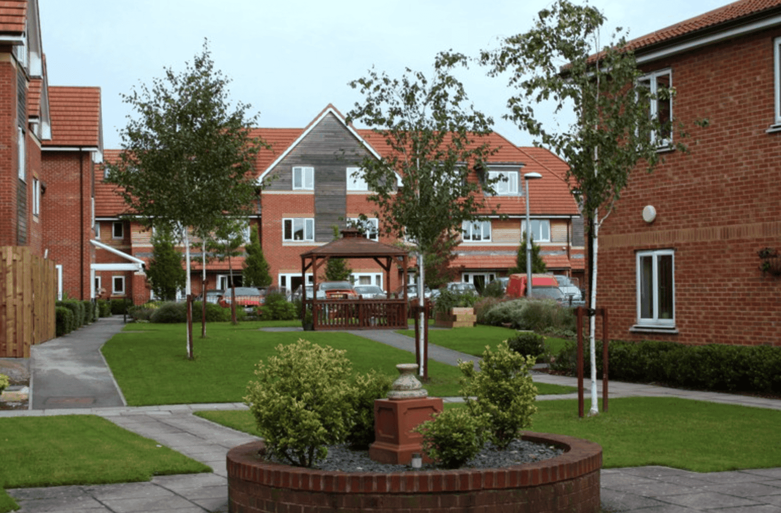 Garden at Aran Court Care Home, Tile Cross, Birmingham