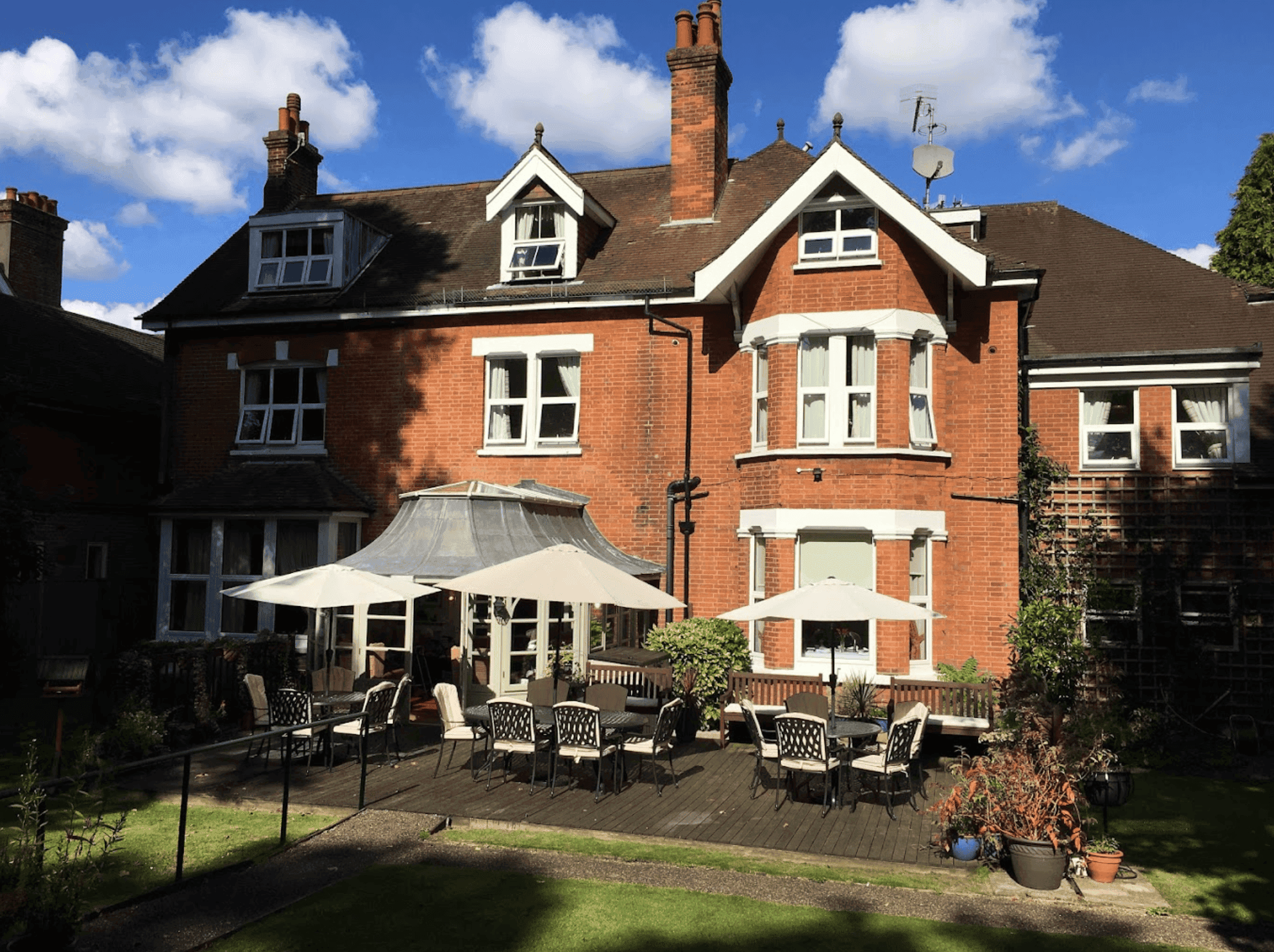 Exterior of Priors Mead Care Home in Reigate, Surrey