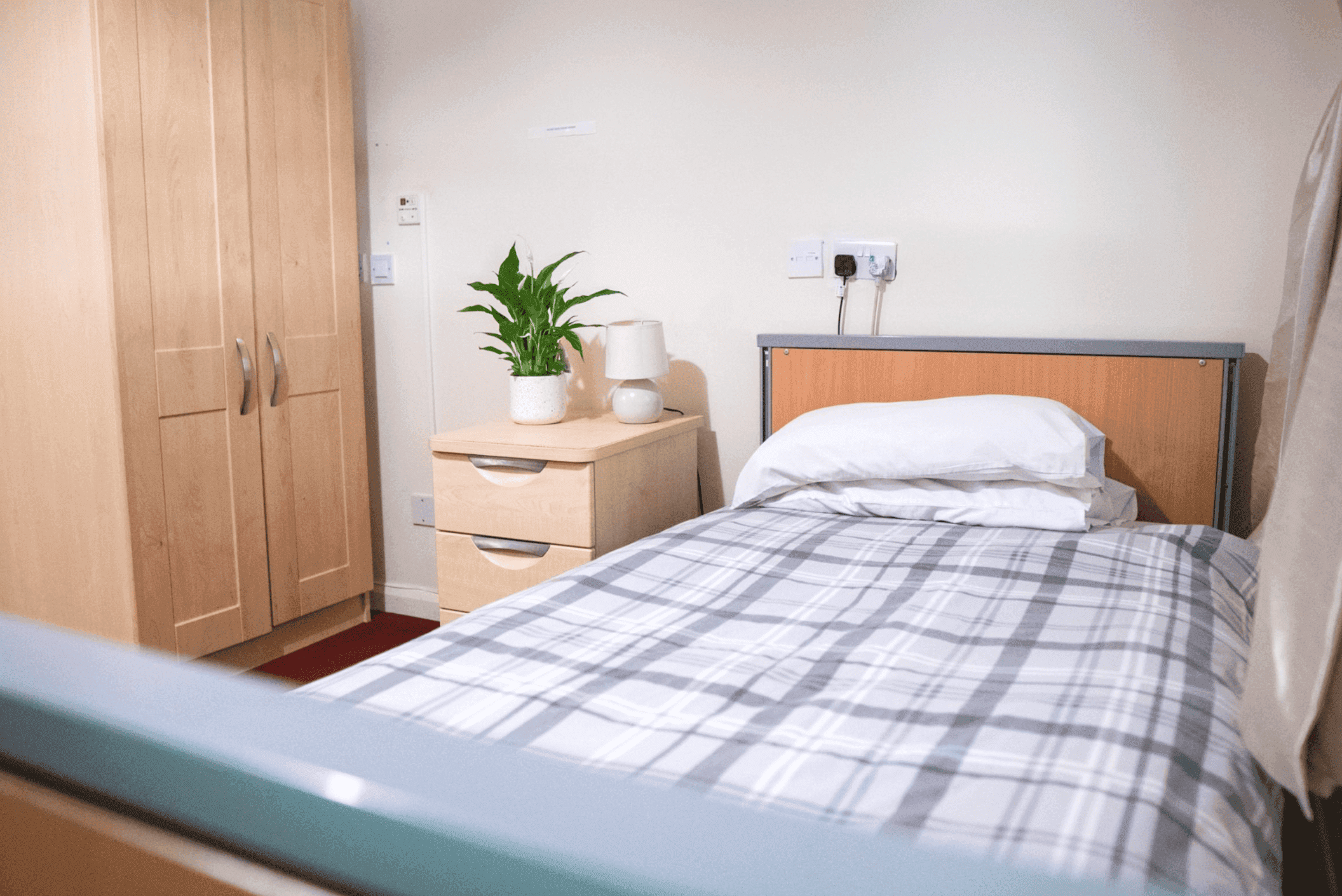 Bedroom at Partridge House Care Home in Brighton and Hove, East Sussex
