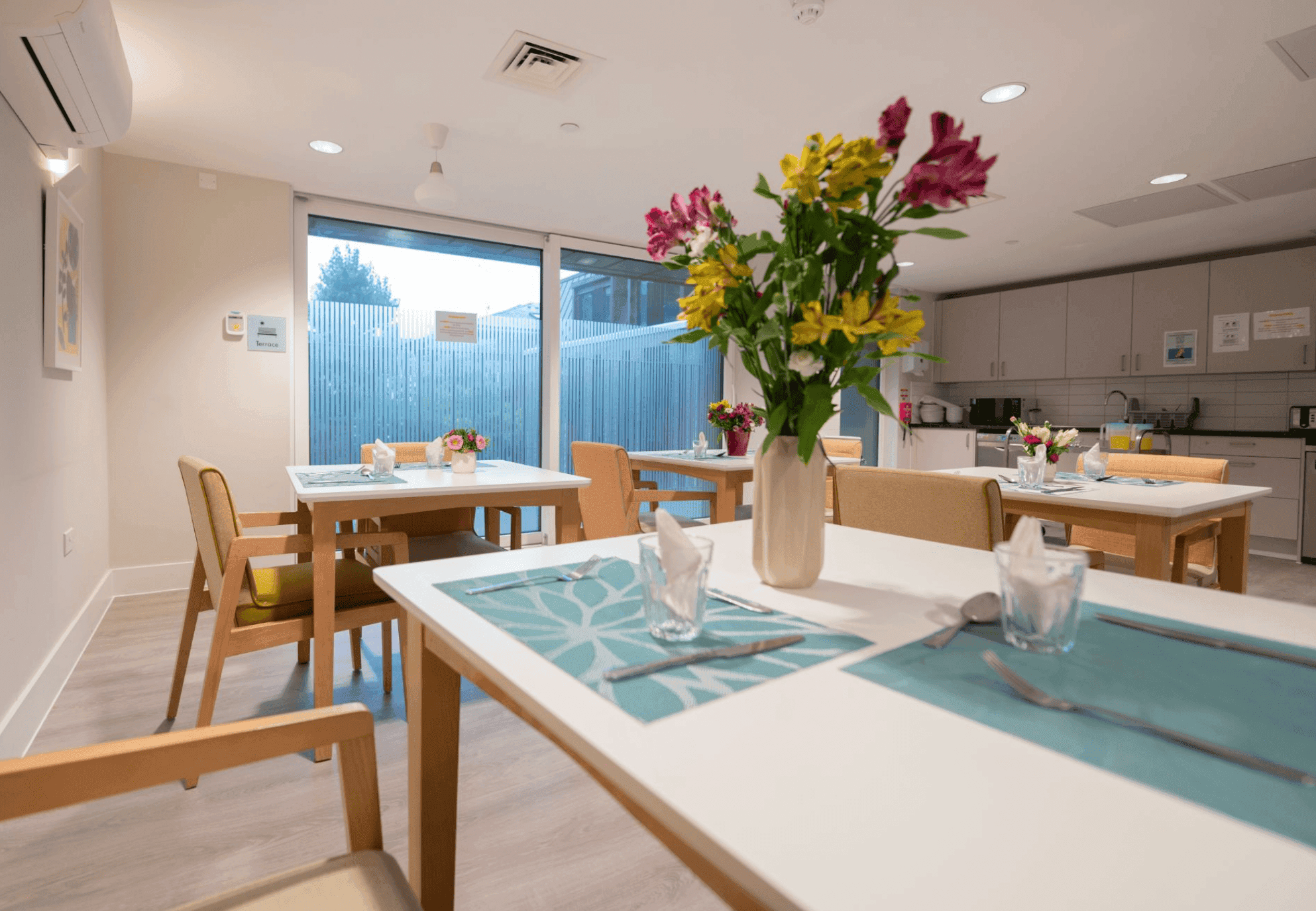 Dining Room at Beachcroft House Care Home in Westminster, Greater London