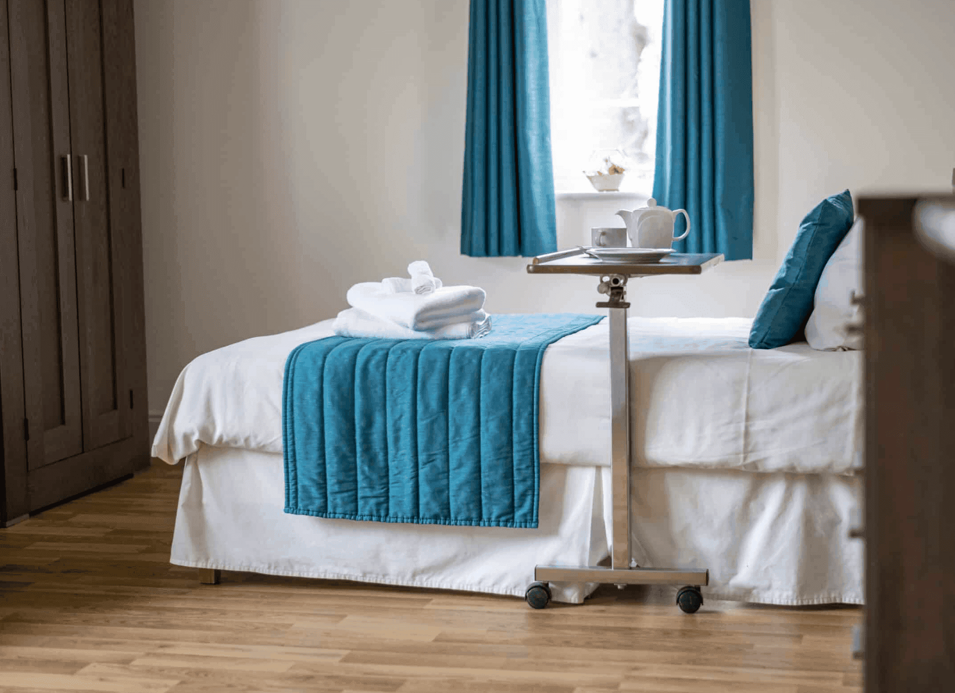 Bedroom at St Mary's Court Care Home in Braintree, Essex