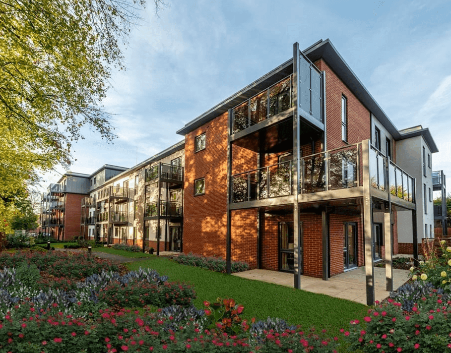 Exterior of Linden Place in Solihull, Birmingham