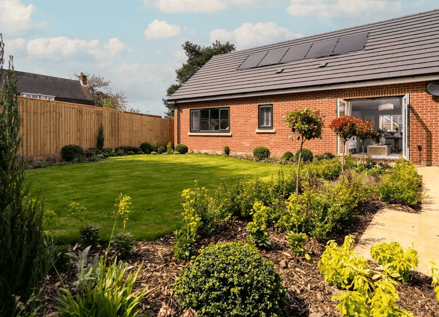 Exterior of Hotchkin Gardens in Woodhall Spa, Lincolnshire